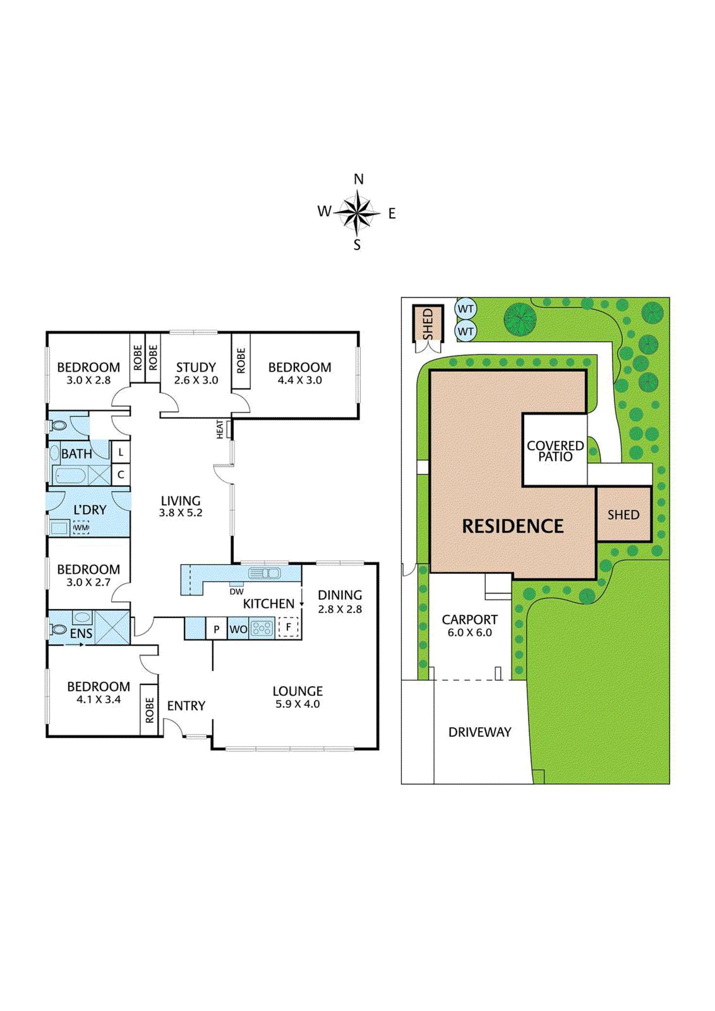 Floorplan of Homely house listing, 1 Telopea Place, Burwood East VIC 3151