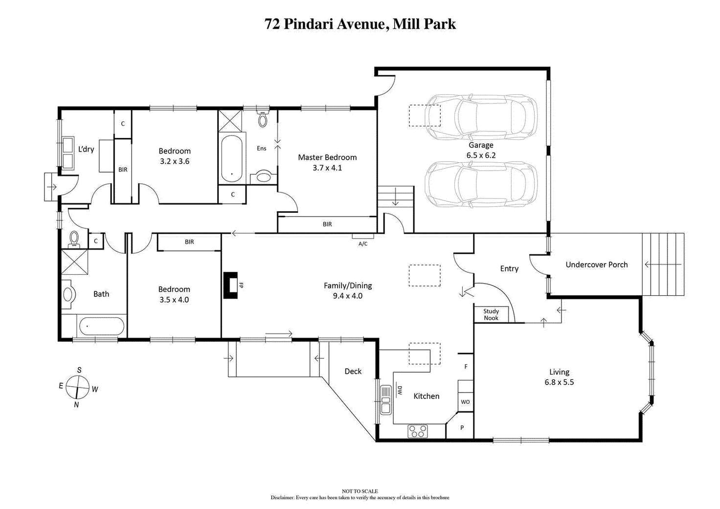 Floorplan of Homely house listing, 72 Pindari Avenue, Mill Park VIC 3082