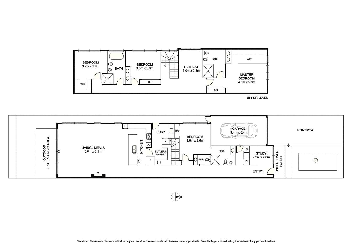 Floorplan of Homely townhouse listing, 24a Ellen Street, Bentleigh East VIC 3165