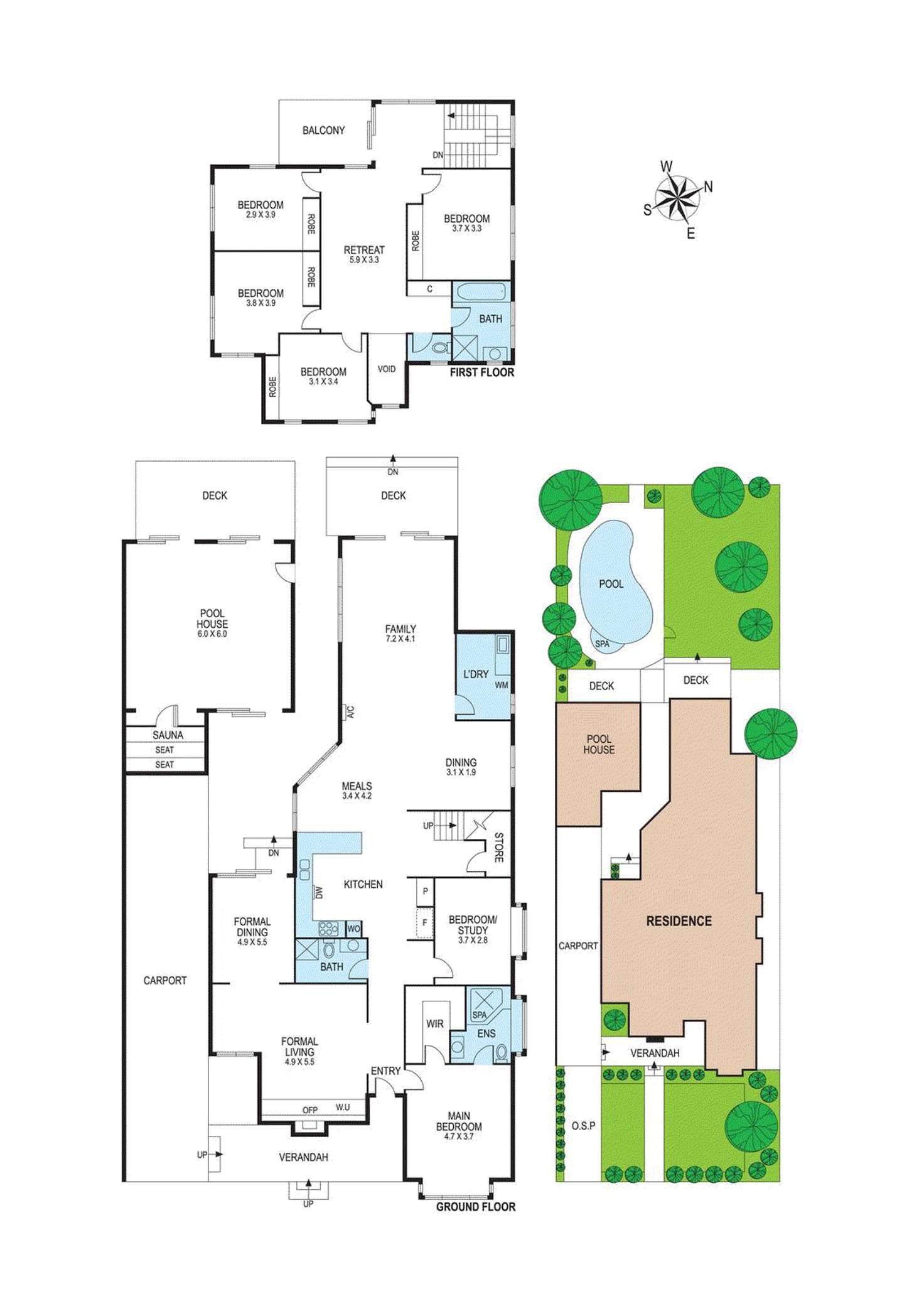 Floorplan of Homely house listing, 39 Norville Street, Bentleigh East VIC 3165