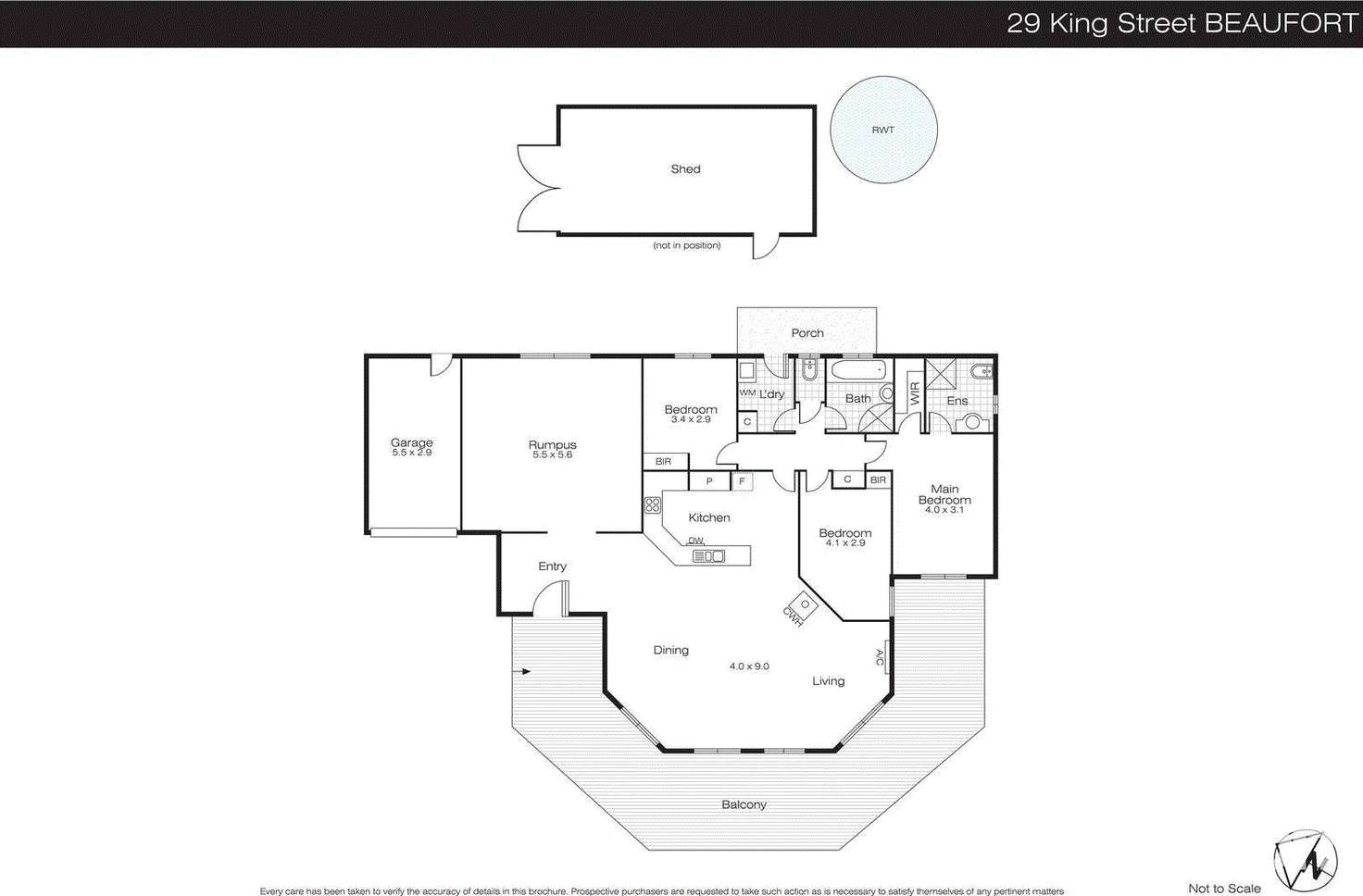 Floorplan of Homely house listing, 29 King Street, Beaufort VIC 3373