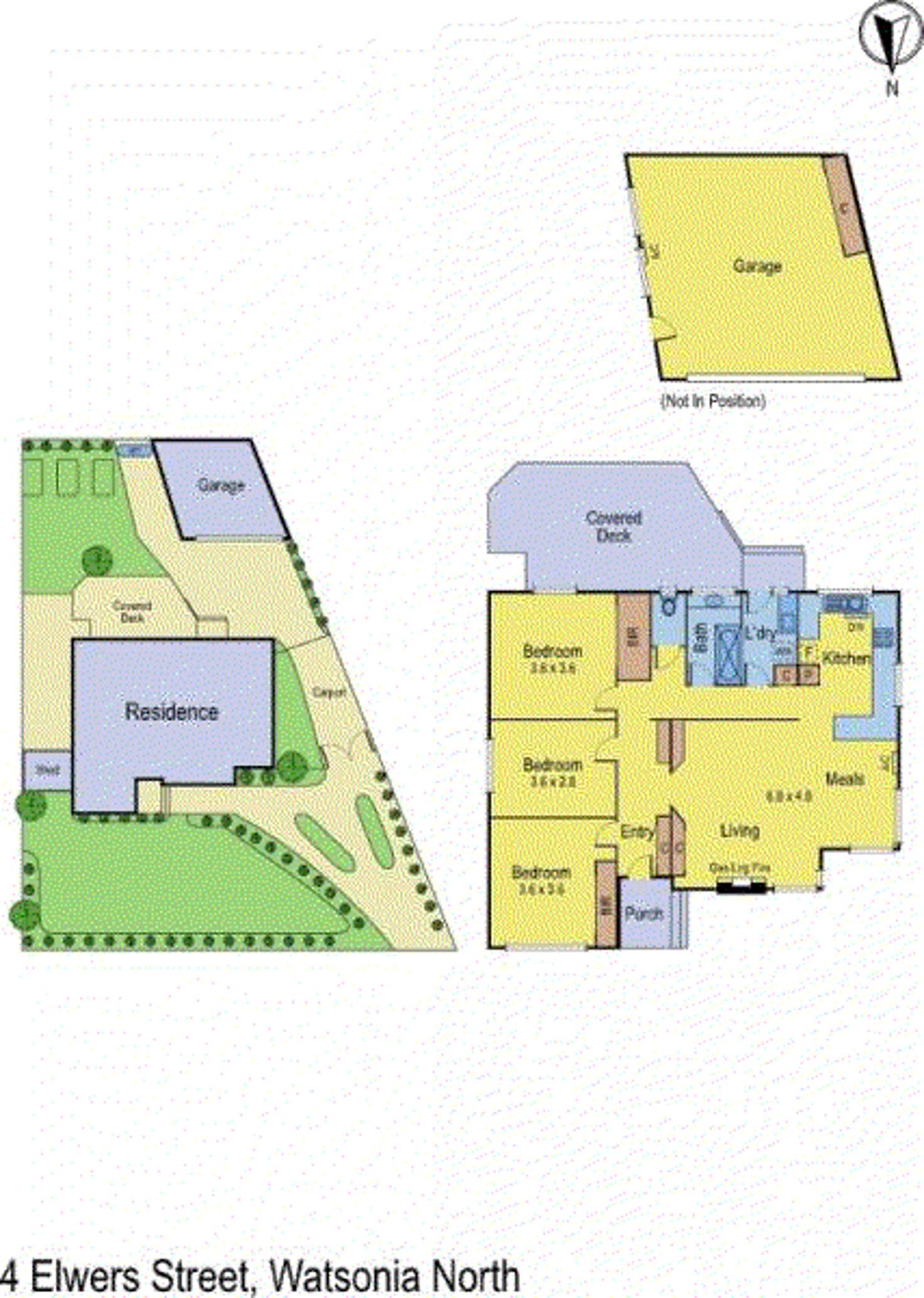 Floorplan of Homely house listing, 4 Elwers Street, Watsonia North VIC 3087
