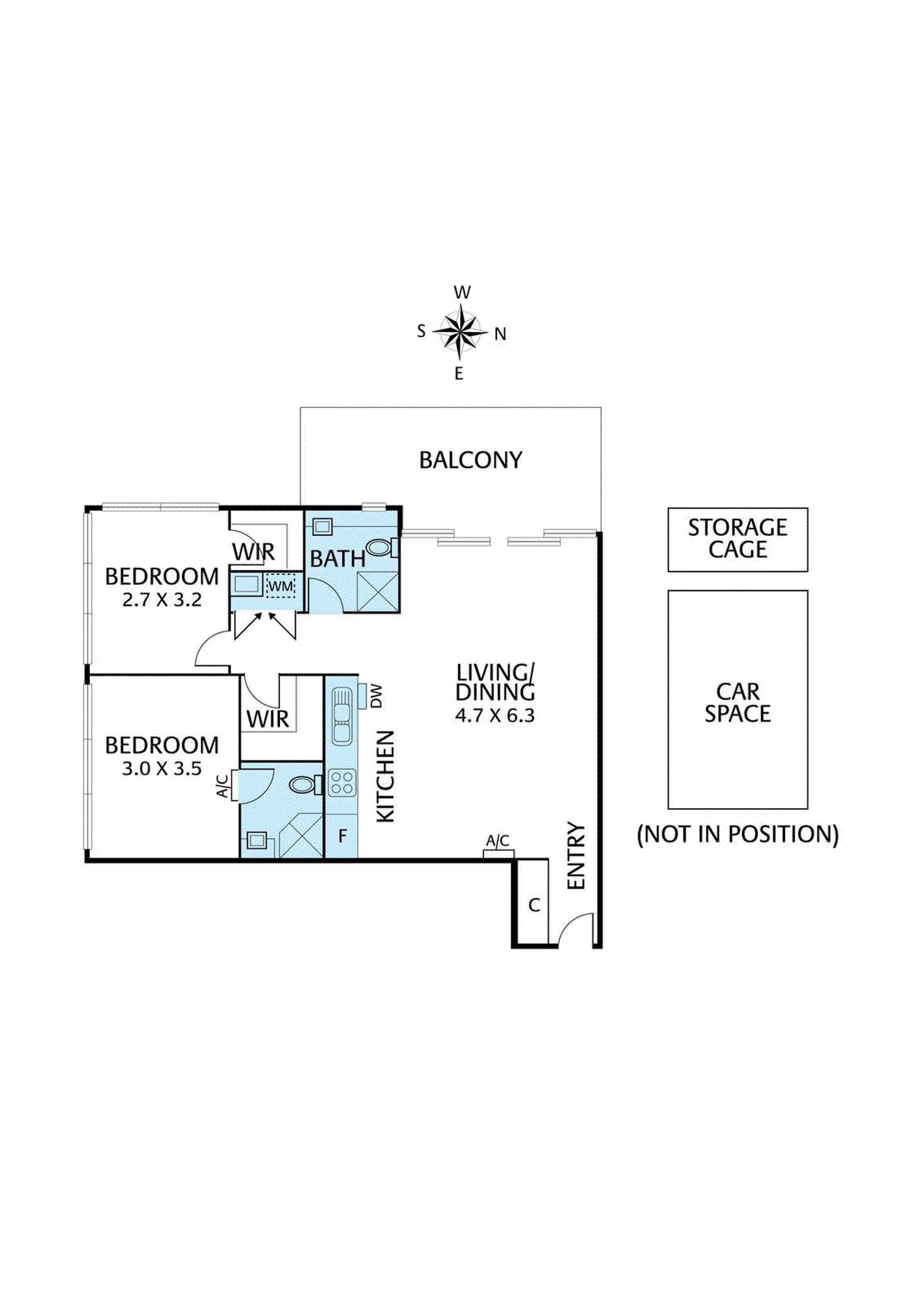 Floorplan of Homely apartment listing, 17/259 Canterbury Road, Forest Hill VIC 3131