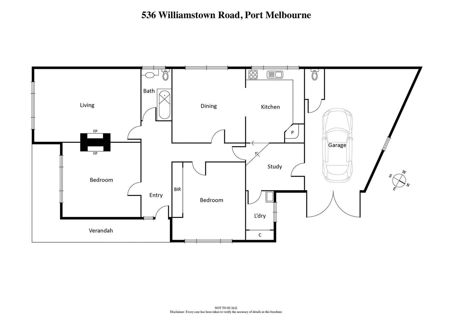 Floorplan of Homely house listing, 536 Williamstown Road, Port Melbourne VIC 3207