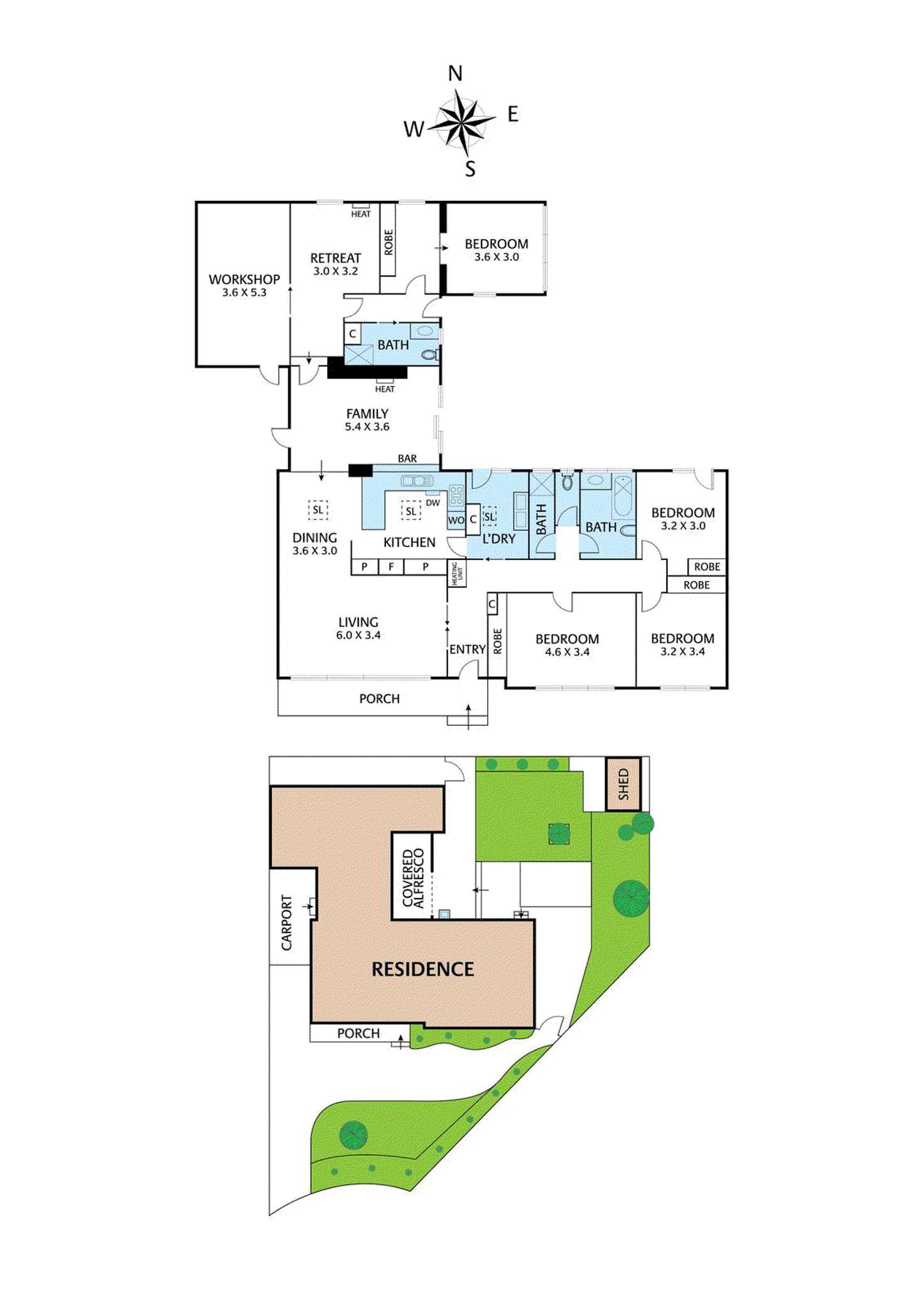 Floorplan of Homely house listing, 5 Michael Court, Forest Hill VIC 3131
