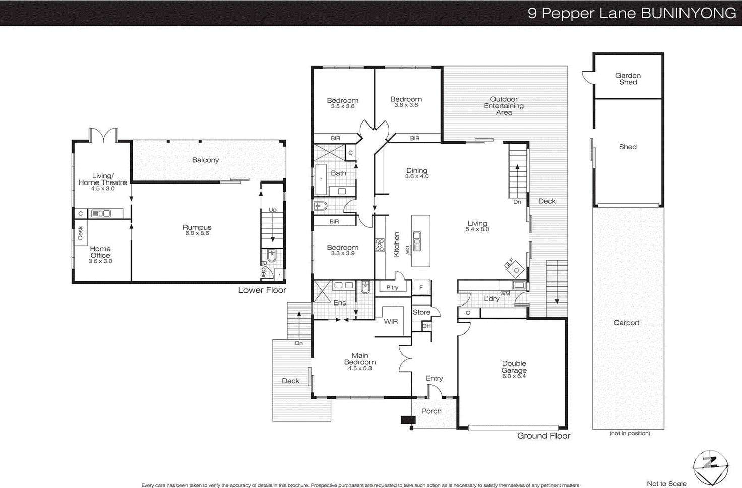 Floorplan of Homely house listing, 9 Pepper Lane, Buninyong VIC 3357
