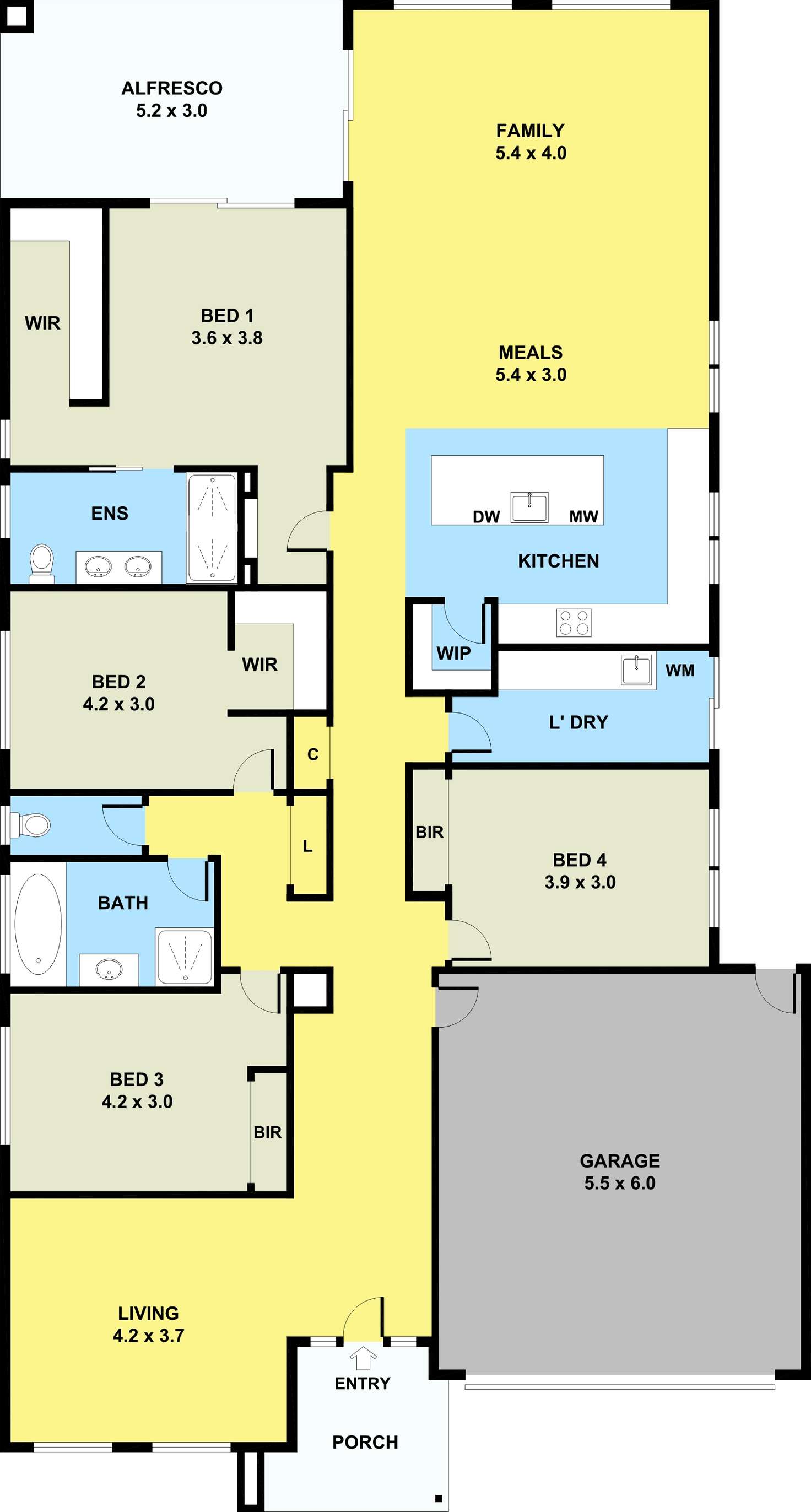 Floorplan of Homely house listing, 53 Latitude Promenade, Truganina VIC 3029