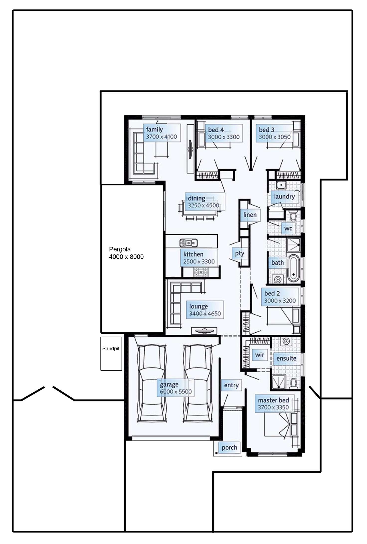 Floorplan of Homely house listing, 39 Morgan Street, Sale VIC 3850