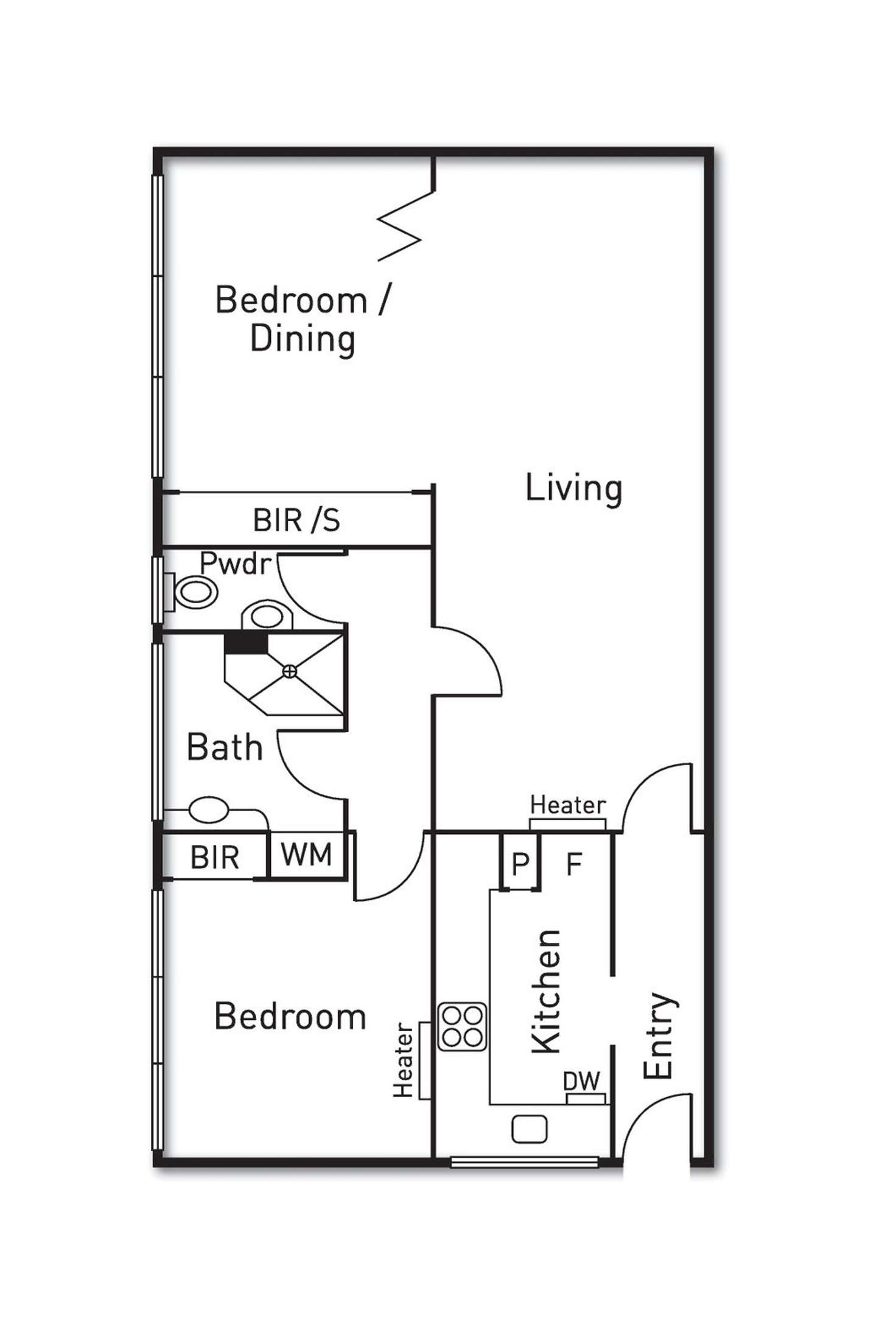 Floorplan of Homely apartment listing, 9/384 Toorak Road, South Yarra VIC 3141