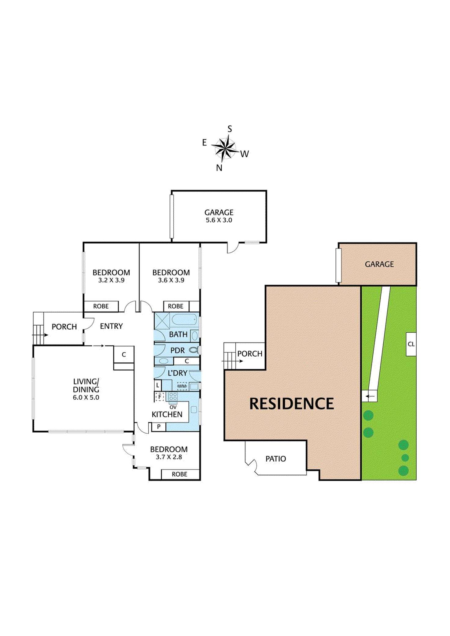 Floorplan of Homely unit listing, 1/12 Quarry Road, Mitcham VIC 3132