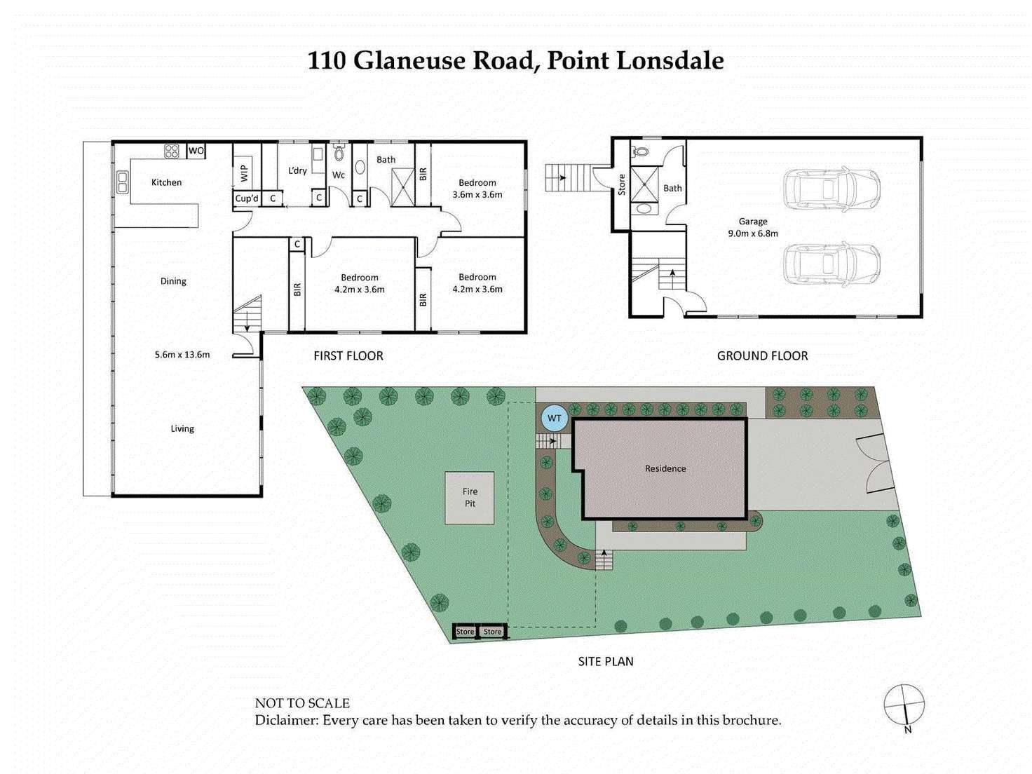 Floorplan of Homely house listing, 110 Glaneuse Road, Point Lonsdale VIC 3225