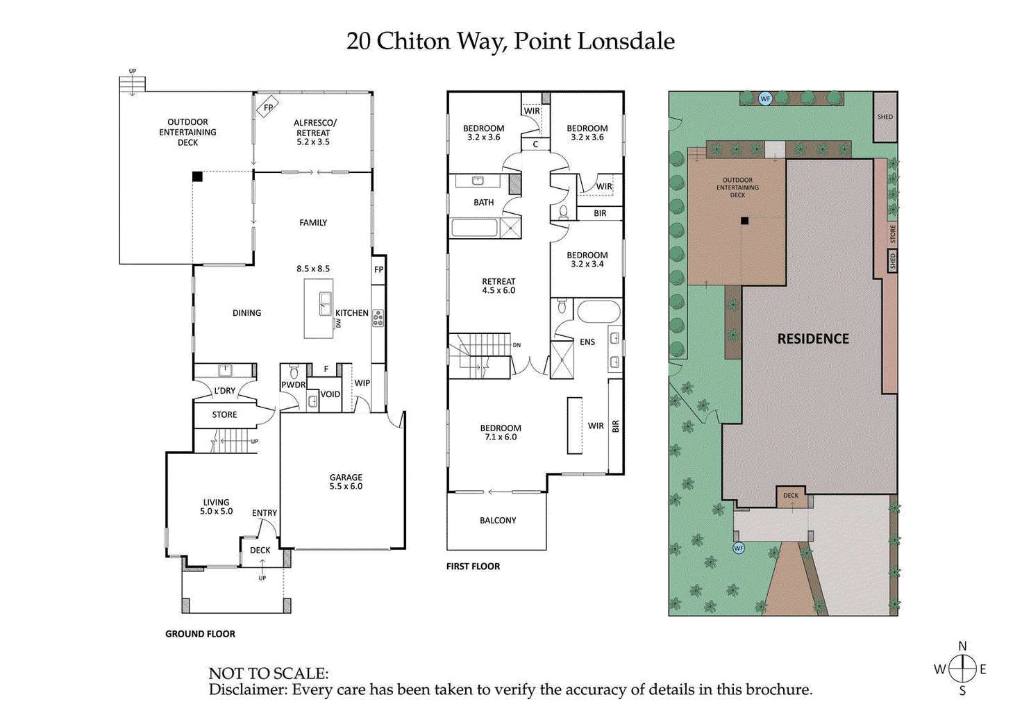 Floorplan of Homely house listing, 20 Chiton Way, Point Lonsdale VIC 3225