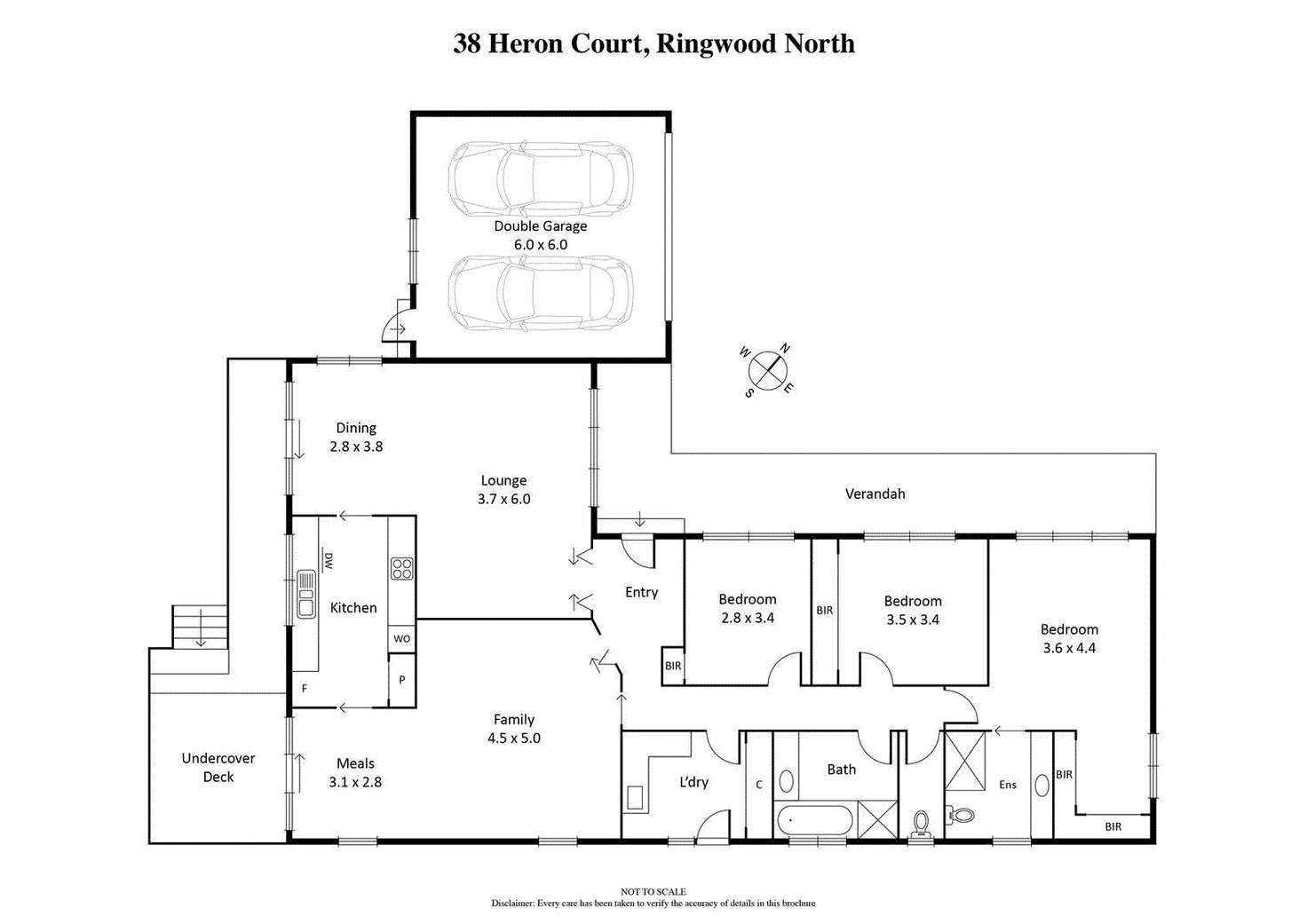 Floorplan of Homely house listing, 38 Heron Court, Ringwood North VIC 3134