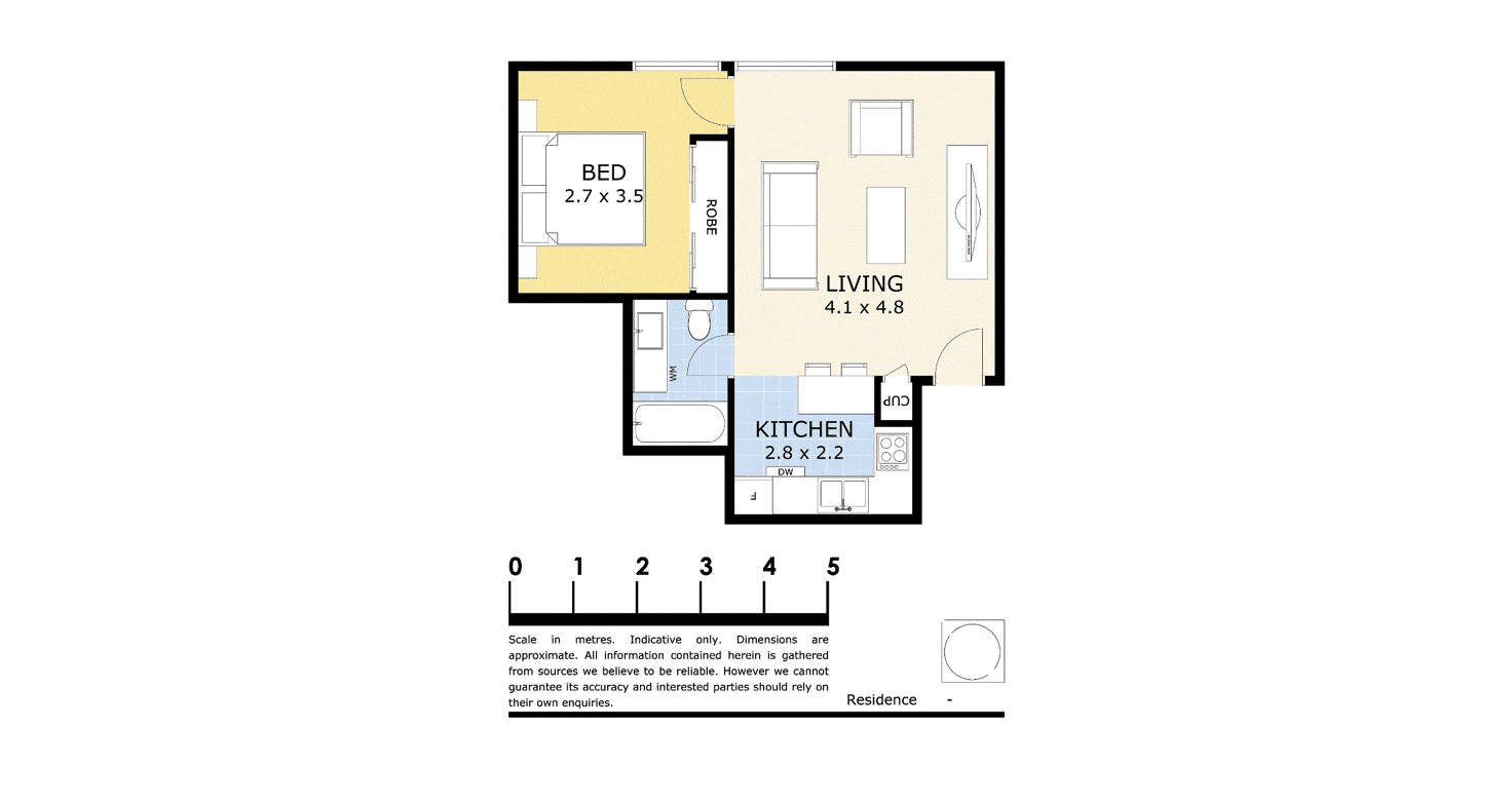 Floorplan of Homely apartment listing, 1007/318 Little Lonsdale  Street, Melbourne VIC 3000