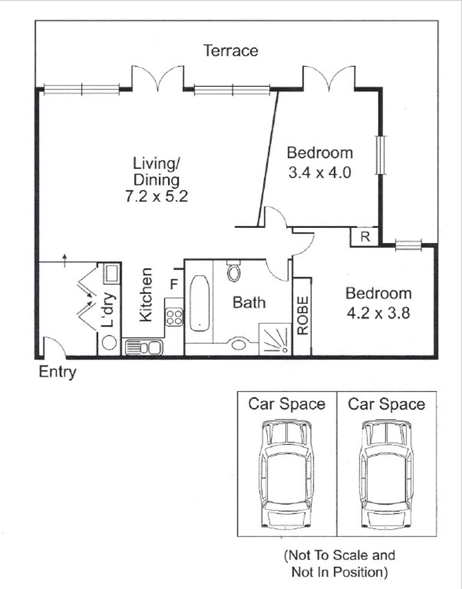 Floorplan of Homely apartment listing, 6/103 Rose Street, Fitzroy VIC 3065