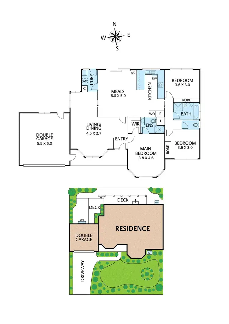 Floorplan of Homely unit listing, 1/21 Orient Avenue, Mitcham VIC 3132