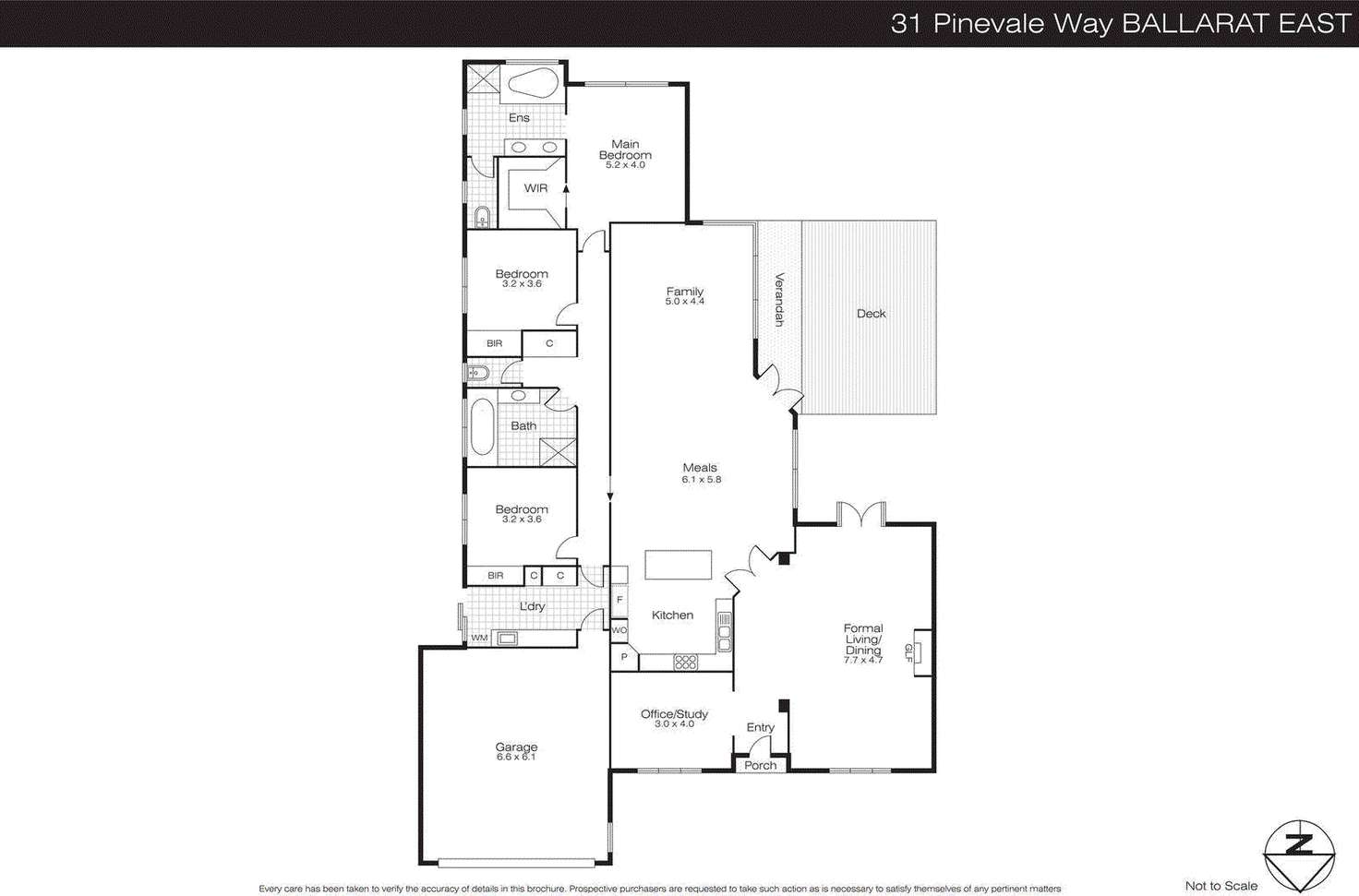 Floorplan of Homely house listing, 31 Pinevale Way, Ballarat North VIC 3350