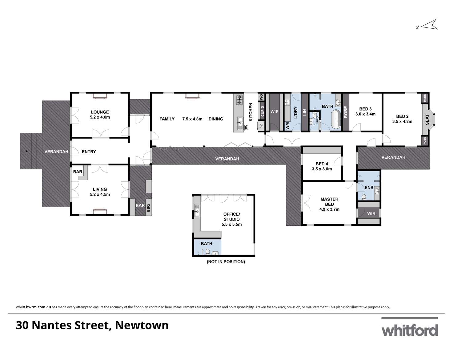 Floorplan of Homely house listing, 30 Nantes Street, Newtown VIC 3220