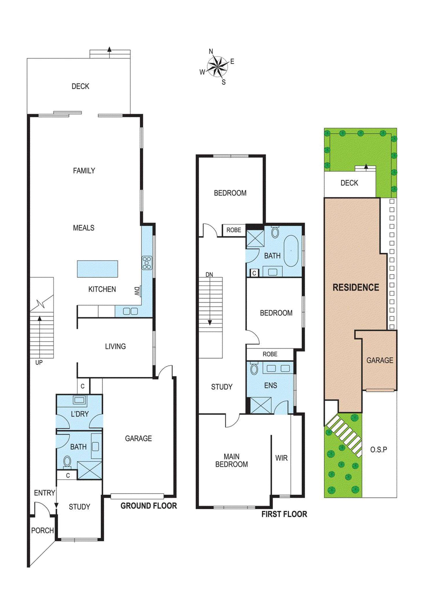 Floorplan of Homely townhouse listing, 5b Blackshaw Street, Ormond VIC 3204