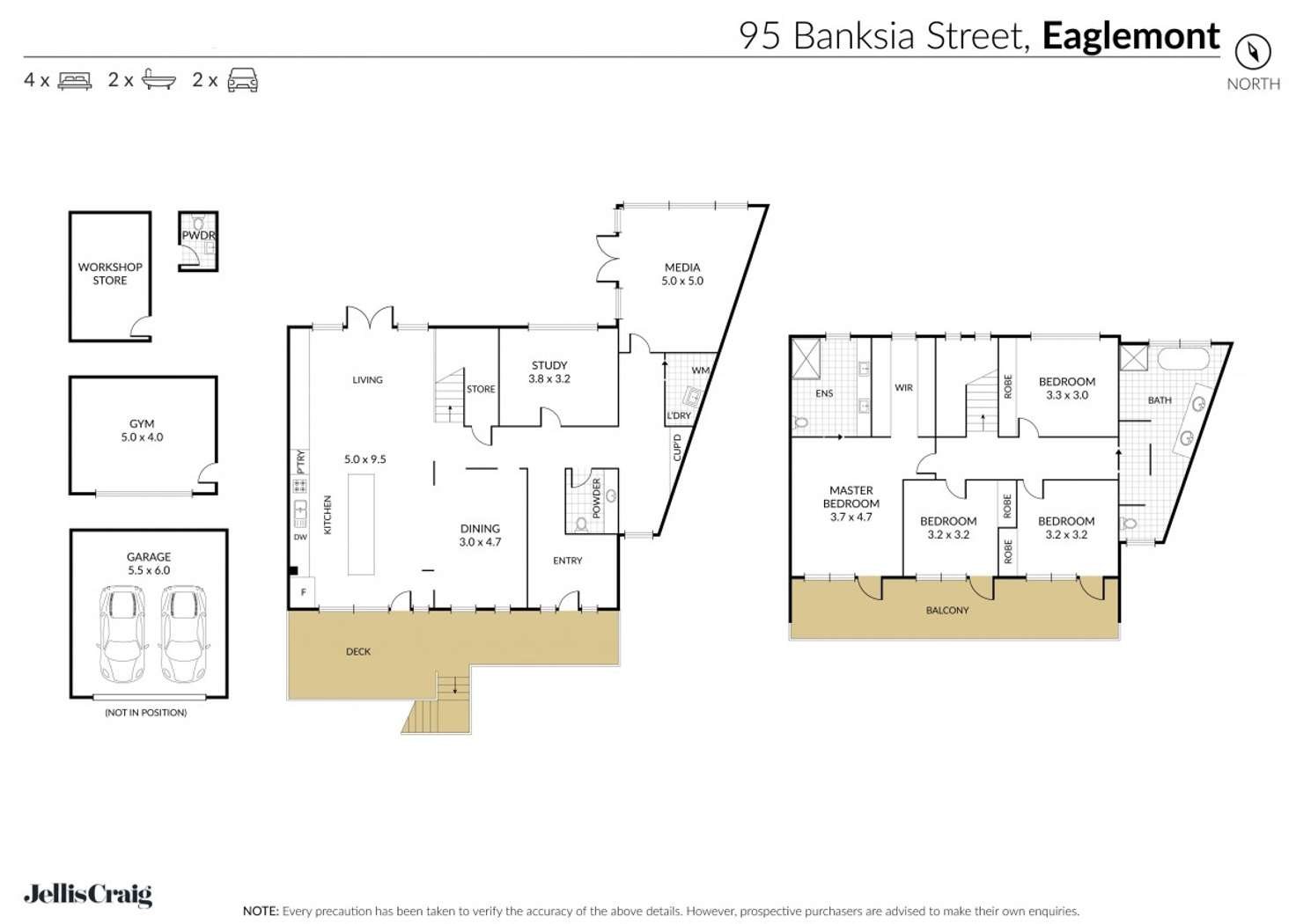 Floorplan of Homely house listing, 95 Banksia Street, Ivanhoe VIC 3079