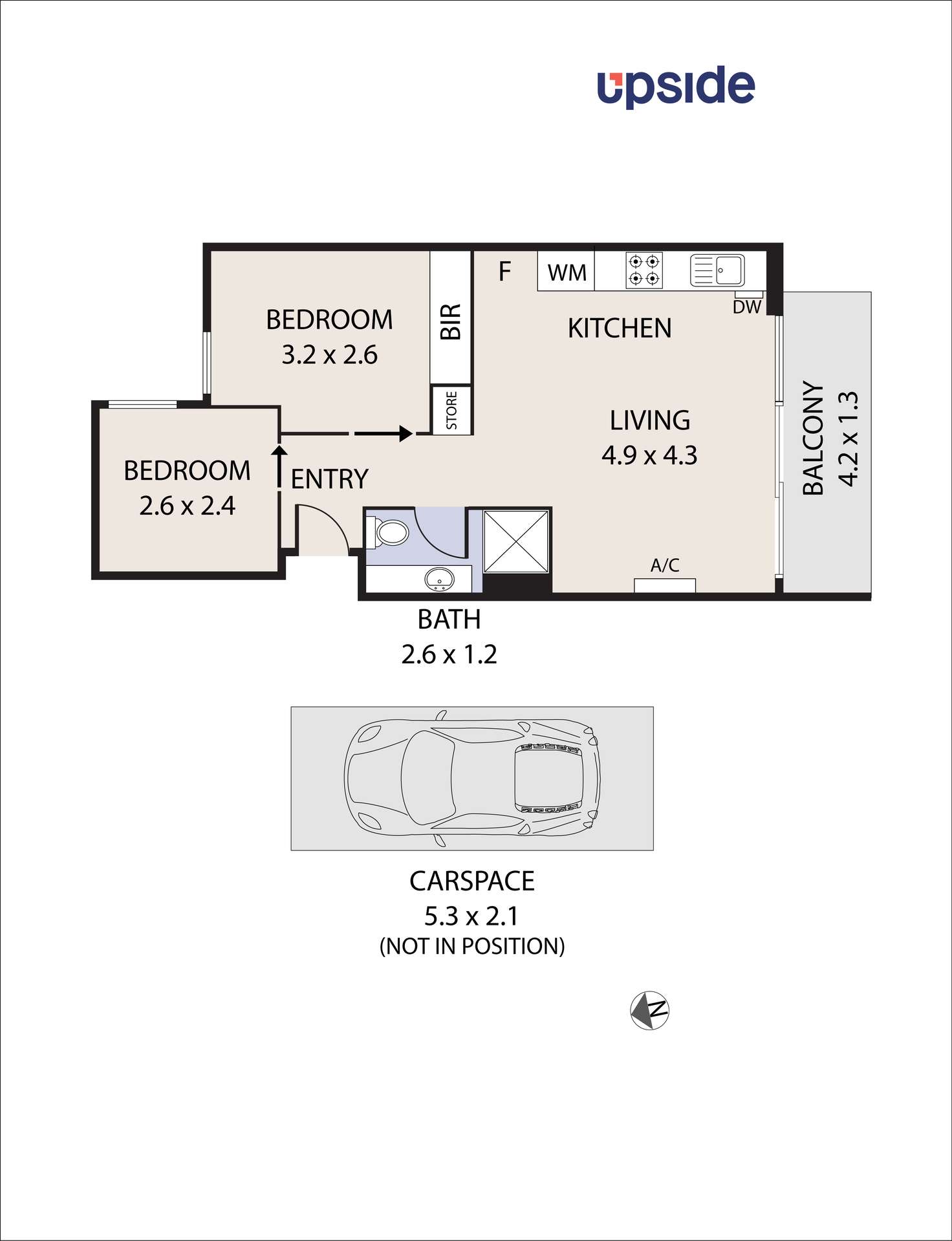 Floorplan of Homely apartment listing, 403/28 Wilson Street, South Yarra VIC 3141