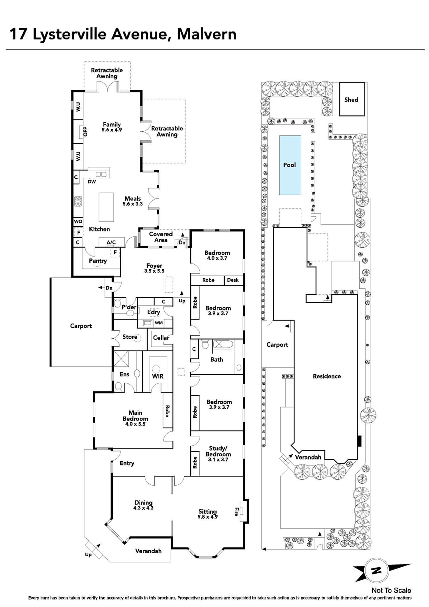 Floorplan of Homely house listing, 17 Lysterville Avenue, Malvern VIC 3144