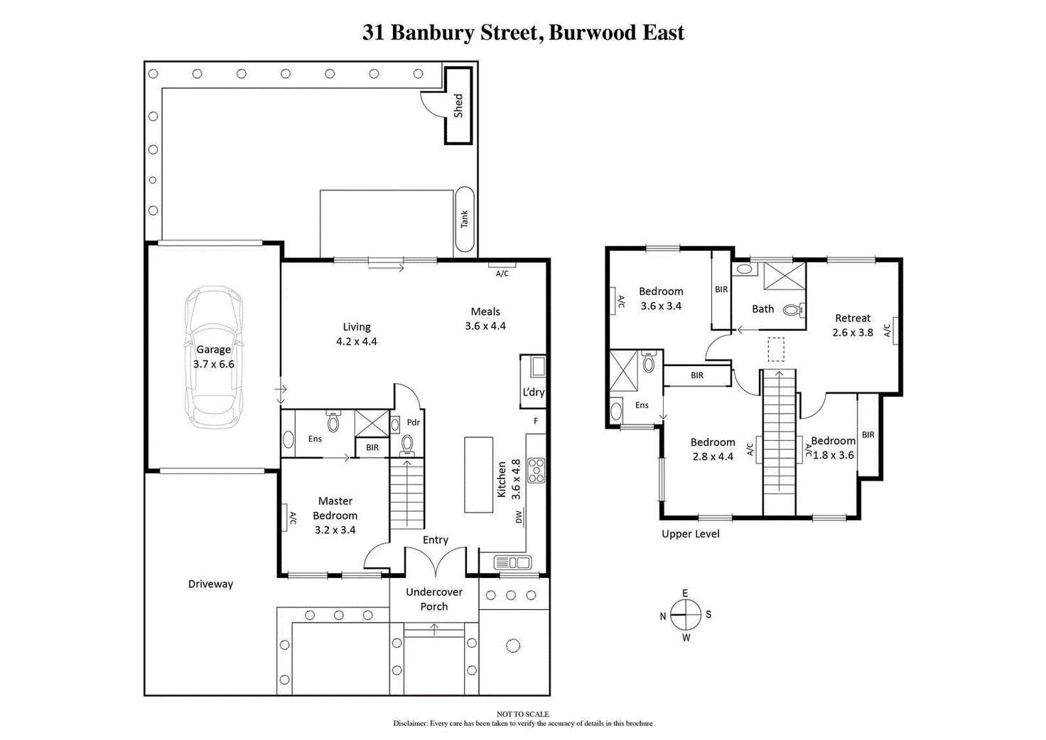 Floorplan of Homely townhouse listing, 31 Banbury Street, Burwood East VIC 3151