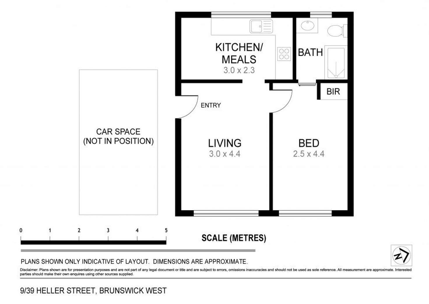 Floorplan of Homely apartment listing, 9/39 Heller Street, Brunswick West VIC 3055