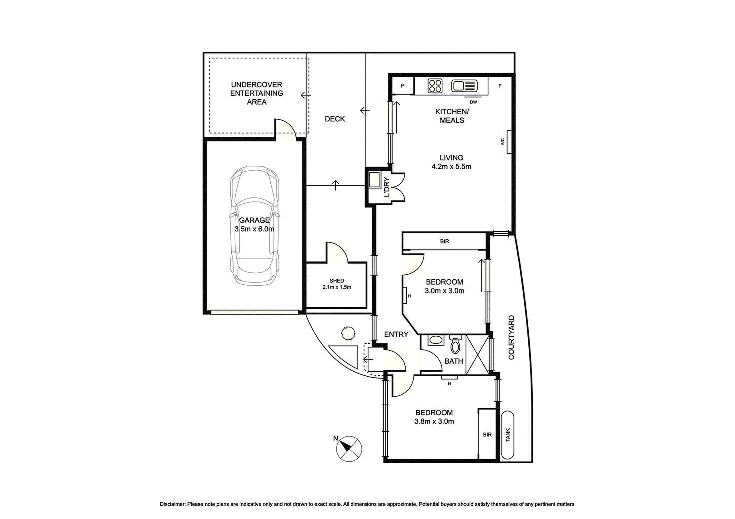 Floorplan of Homely unit listing, 7/237 Station Street, Edithvale VIC 3196