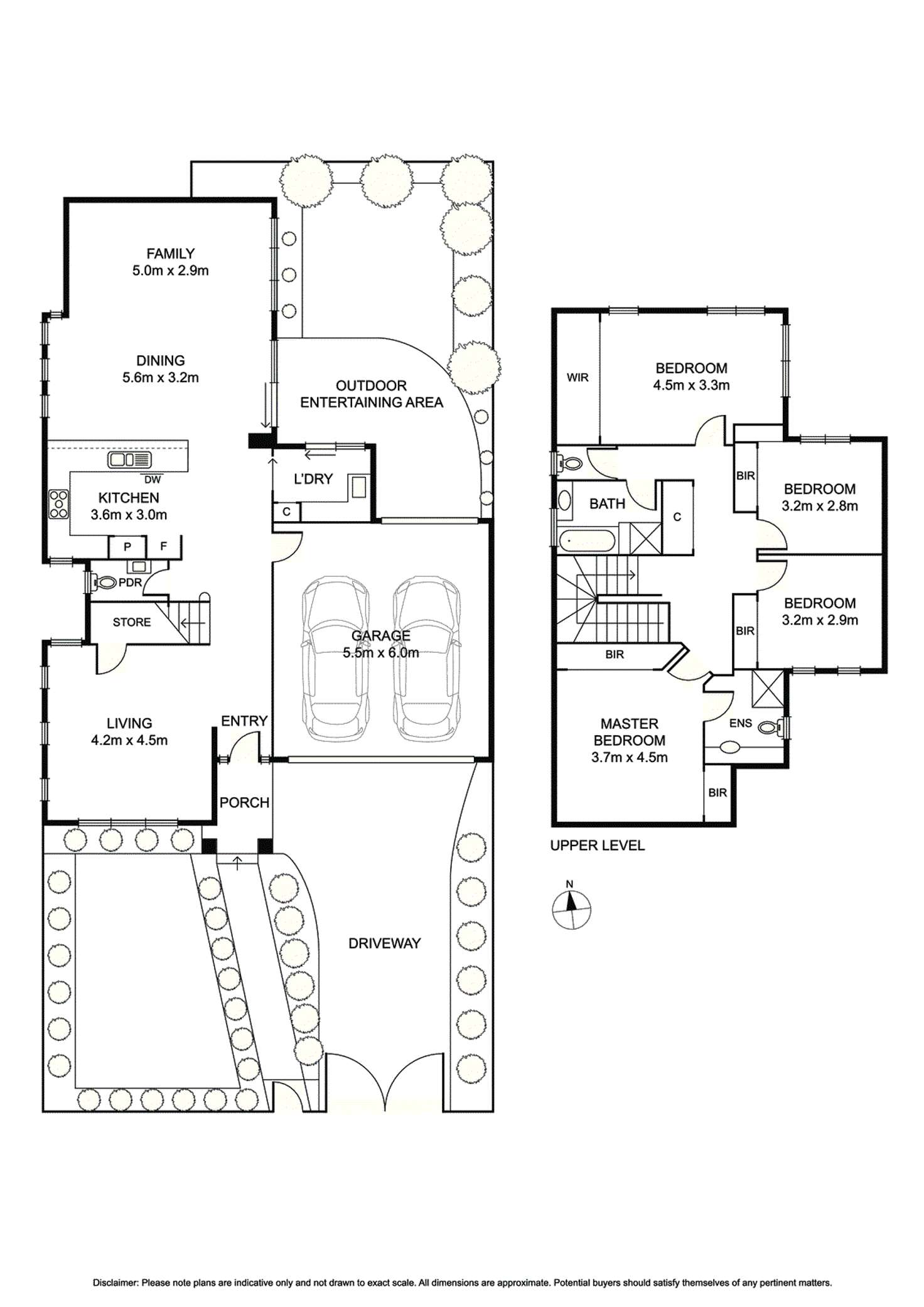 Floorplan of Homely townhouse listing, 1/37 Fromer Street, Bentleigh VIC 3204