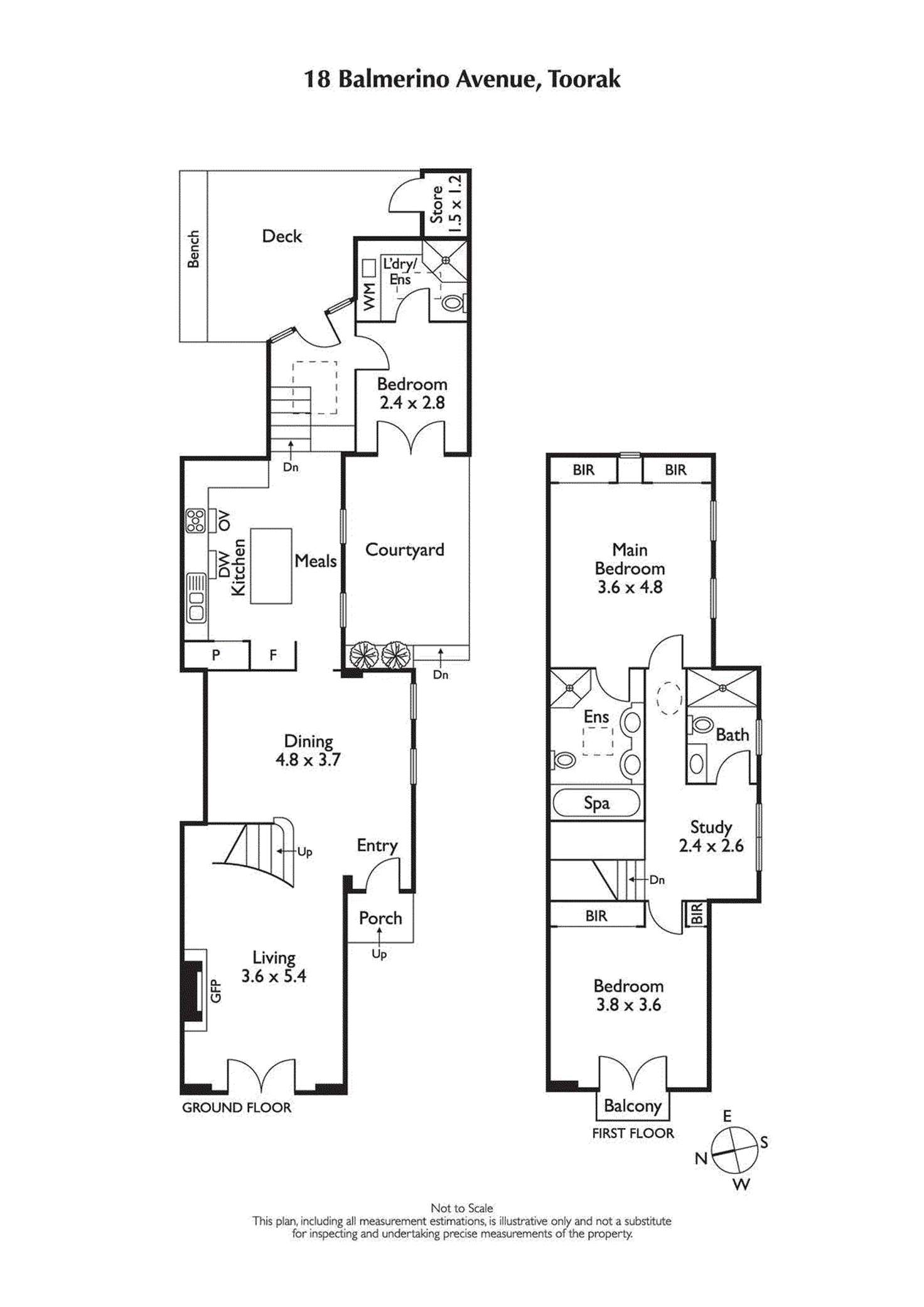 Floorplan of Homely house listing, 18 Balmerino Avenue, Toorak VIC 3142