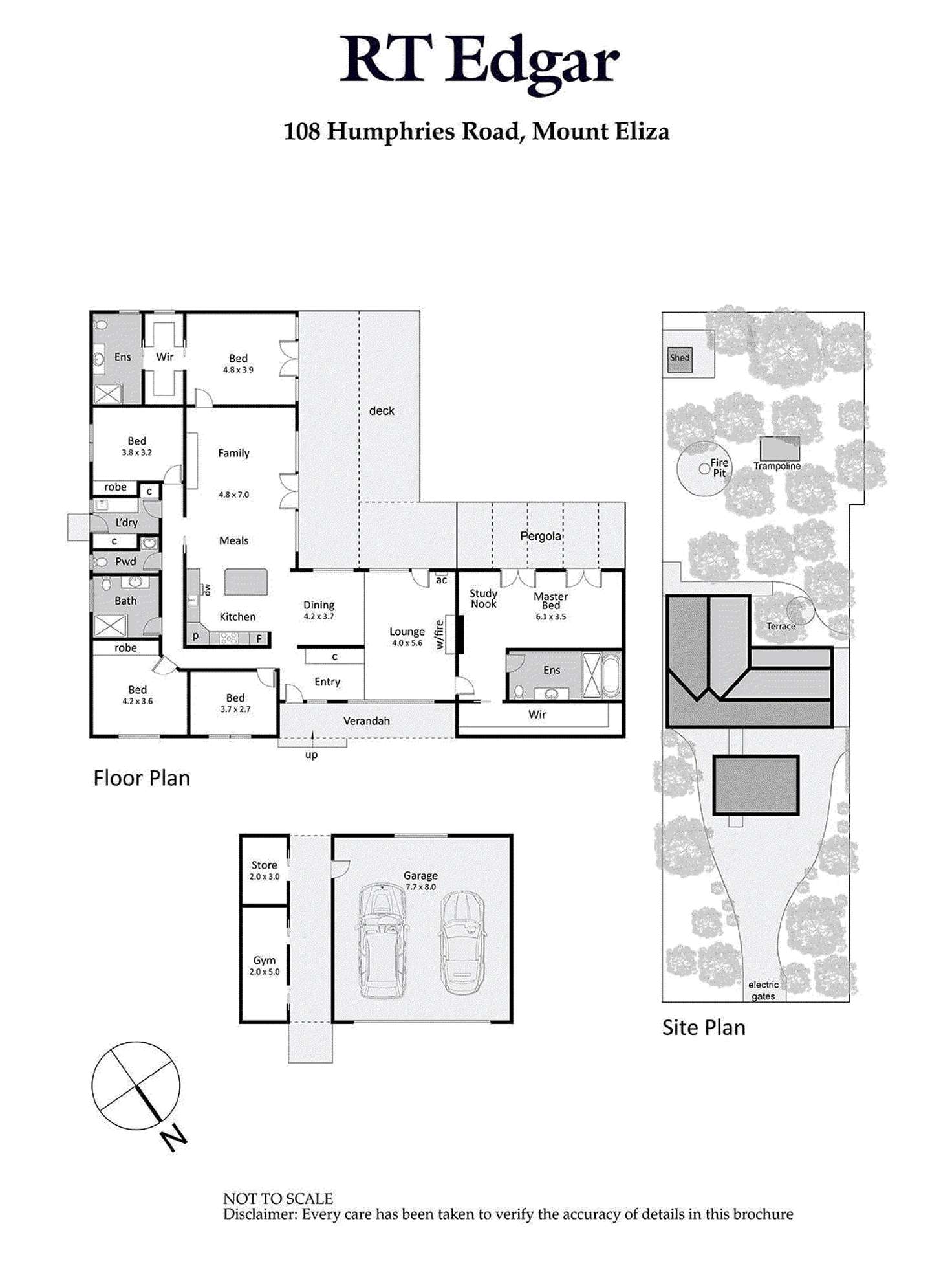 Floorplan of Homely house listing, 108 Humphries Road, Mount Eliza VIC 3930