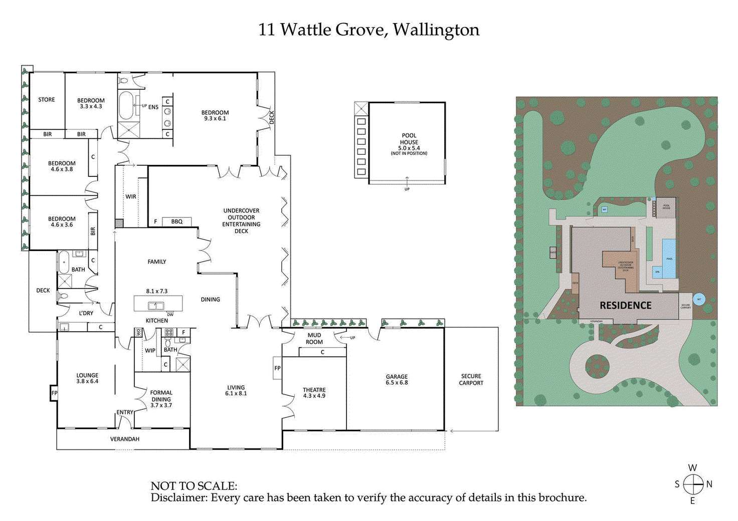 Floorplan of Homely house listing, 11 Wattle Grove, Wallington VIC 3222