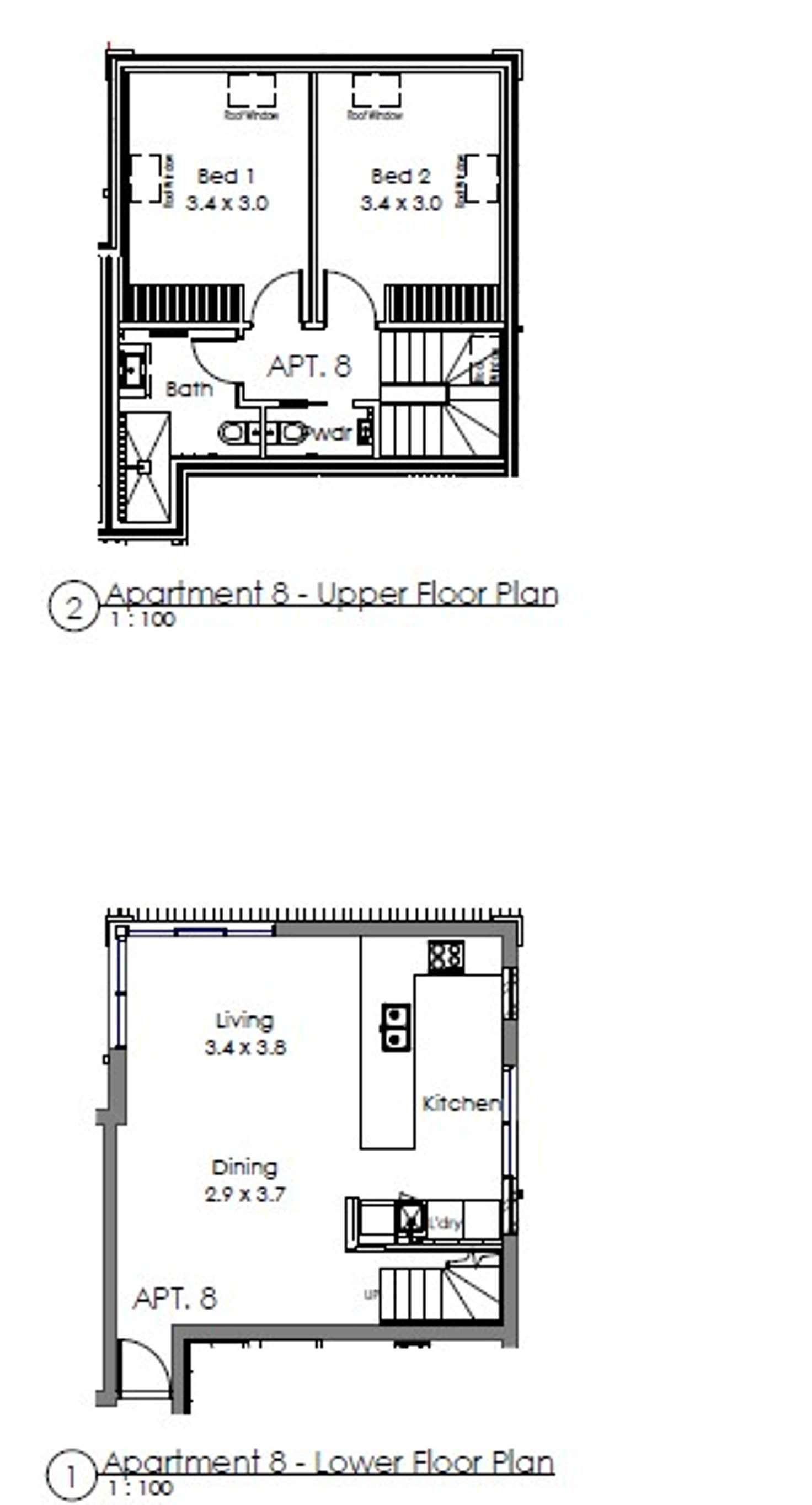 Floorplan of Homely apartment listing, 8/2 Seymour Avenue, Armadale VIC 3143