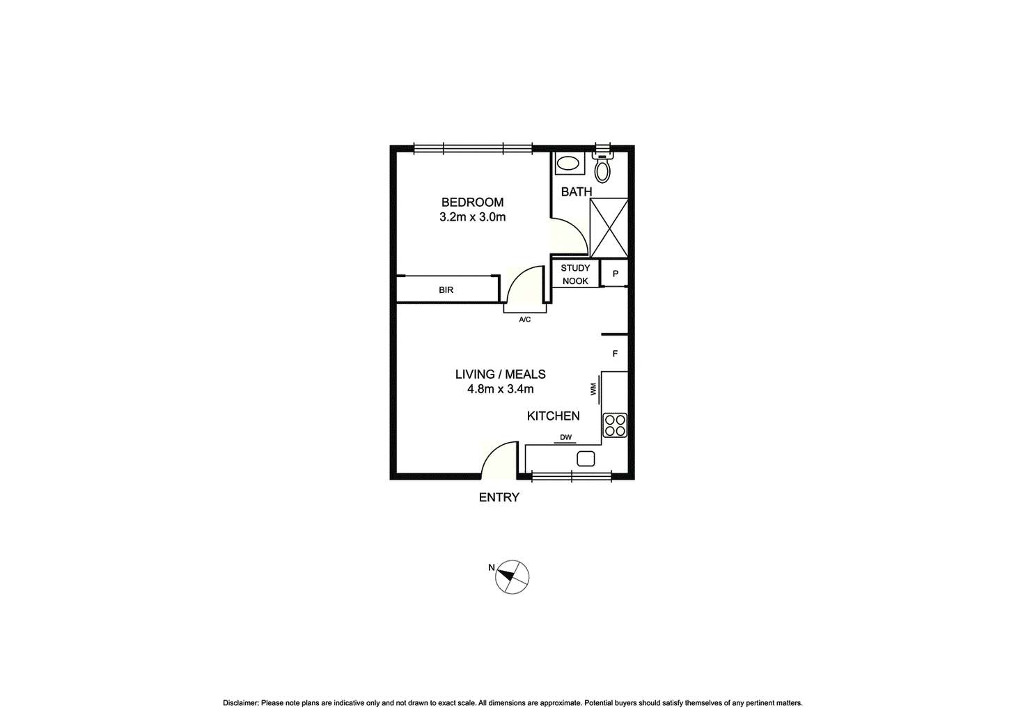 Floorplan of Homely apartment listing, 23/24 Tennyson Street, Elwood VIC 3184