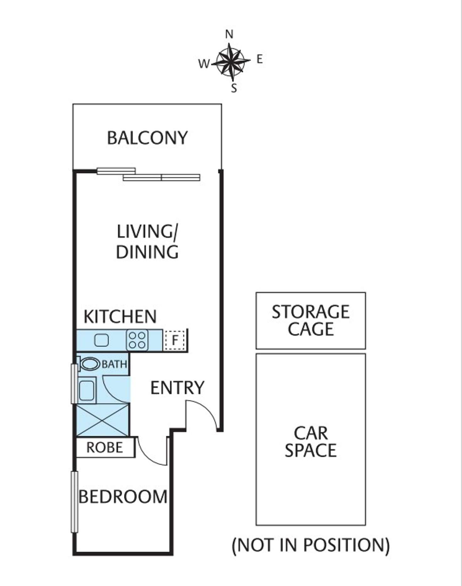 Floorplan of Homely apartment listing, 101/148 Brunswick  Road, Brunswick VIC 3056