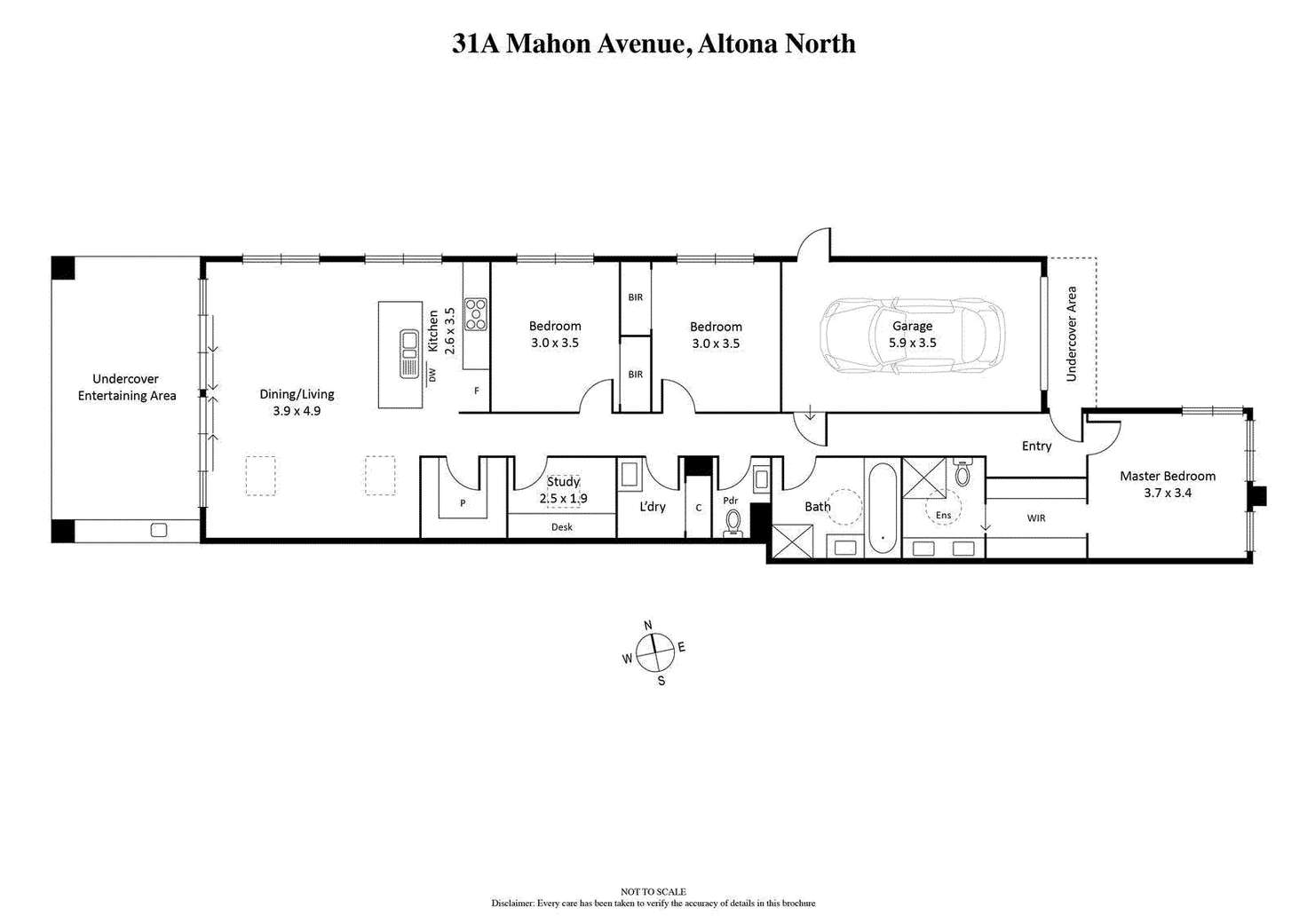 Floorplan of Homely house listing, 31a Mahon Avenue, Altona North VIC 3025