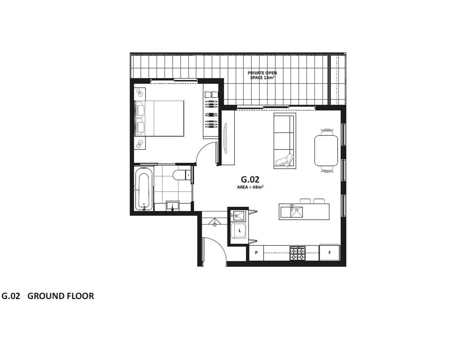 Floorplan of Homely apartment listing, G02/972 Glenhuntly Road, Caulfield South VIC 3162