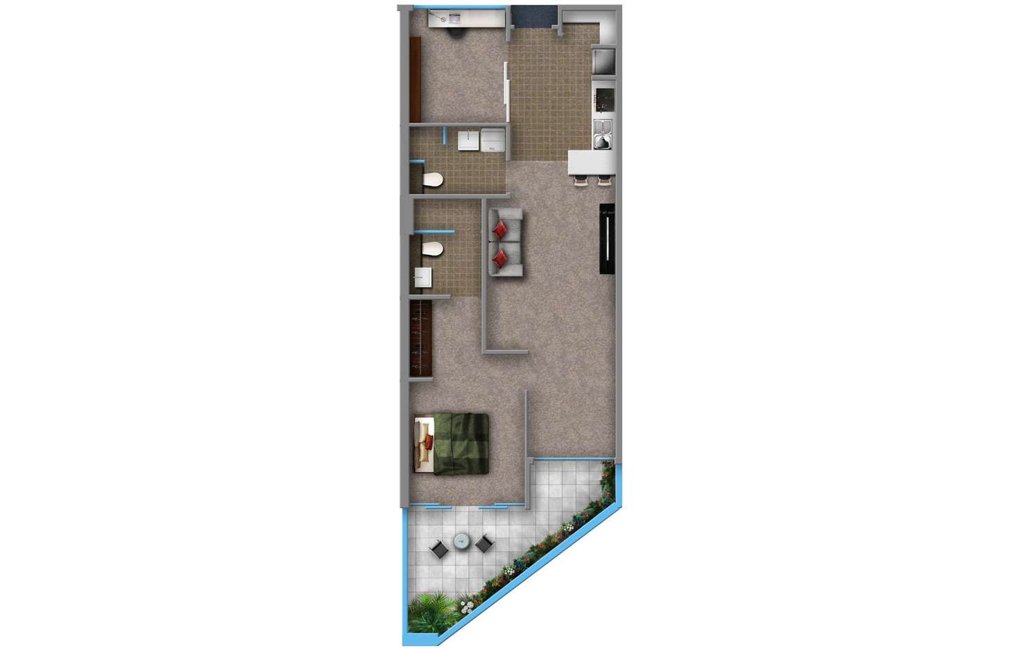 Floorplan of Homely apartment listing, 108/278 Charman Road, Cheltenham VIC 3192