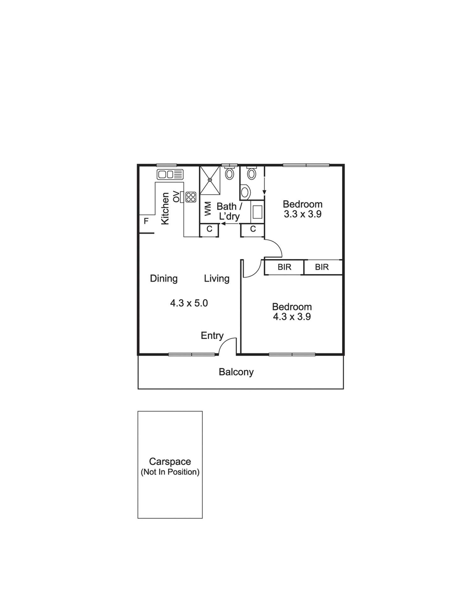 Floorplan of Homely unit listing, 7/117 Park Road, Cheltenham VIC 3192