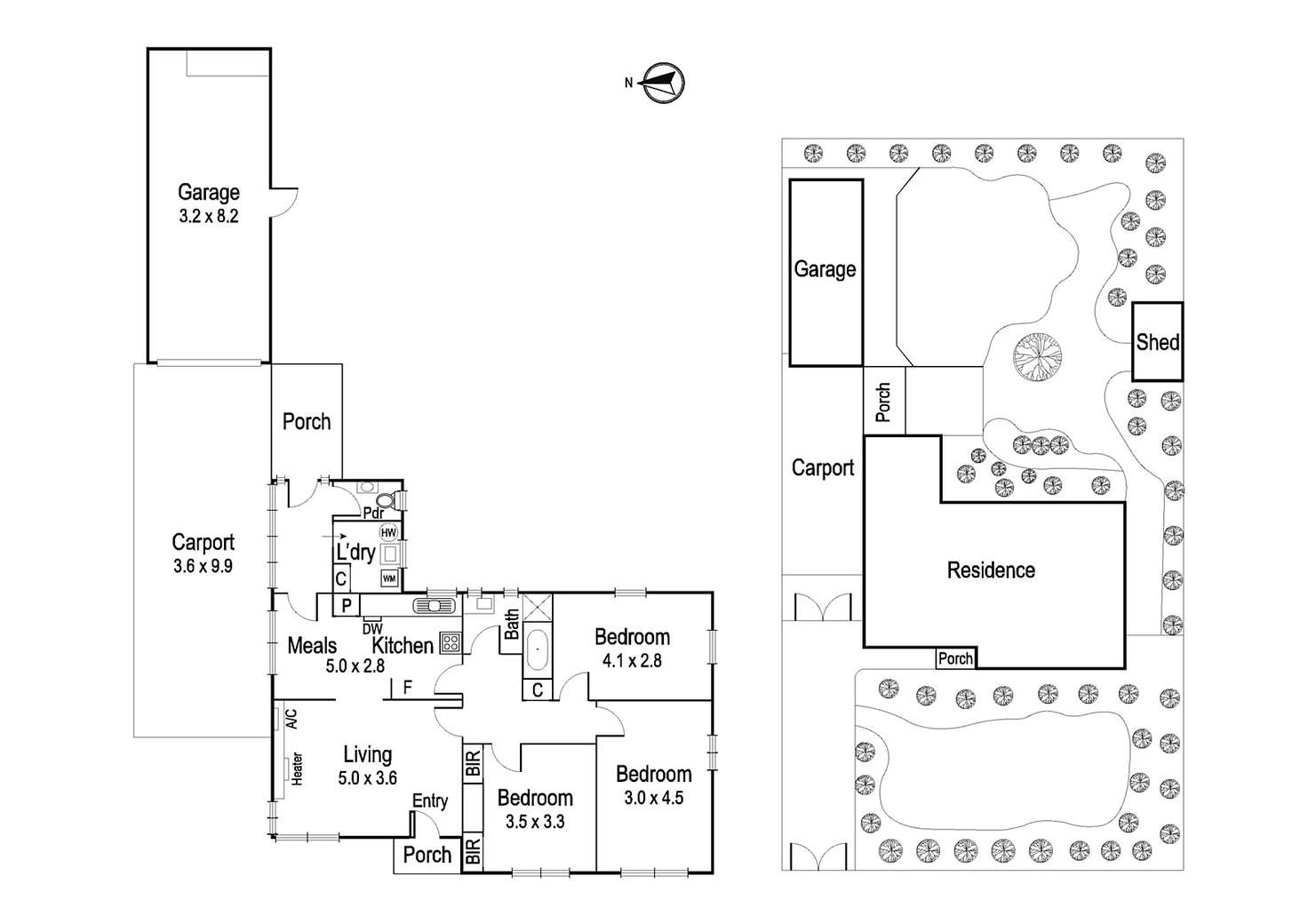 Floorplan of Homely house listing, 132 Oriel Road, Bellfield VIC 3081