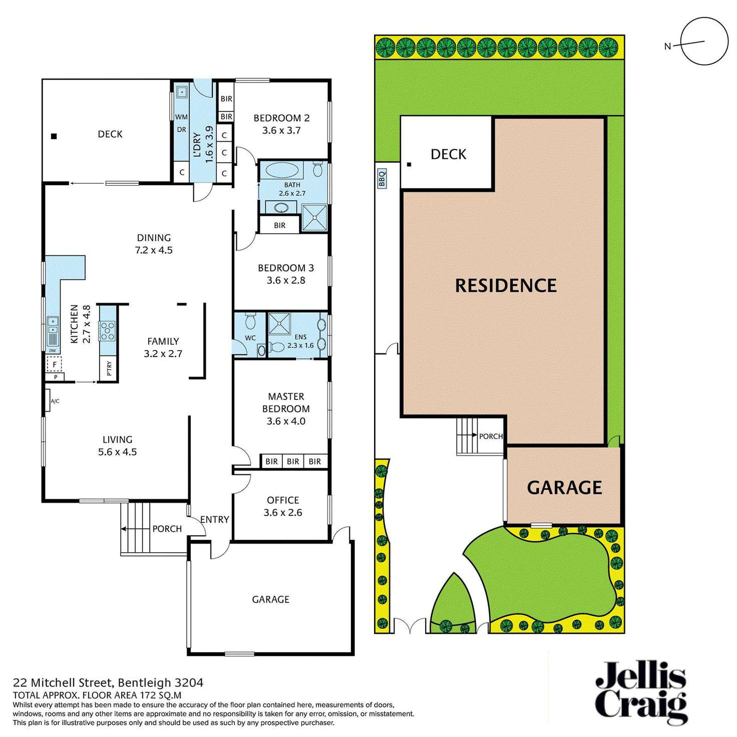 Floorplan of Homely house listing, 22 Mitchell Street, Bentleigh VIC 3204