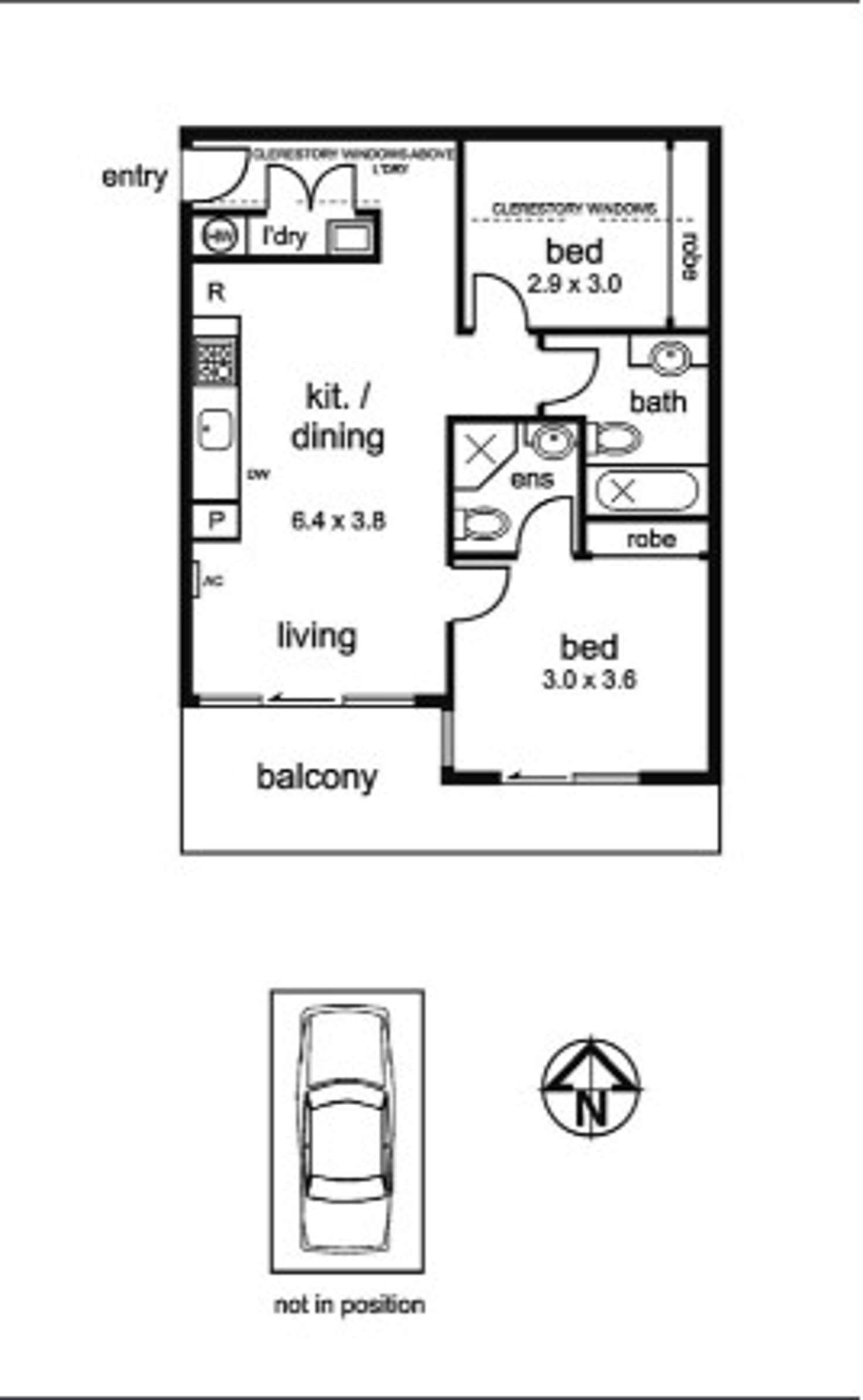 Floorplan of Homely apartment listing, 7/165 Noone Street, Clifton Hill VIC 3068