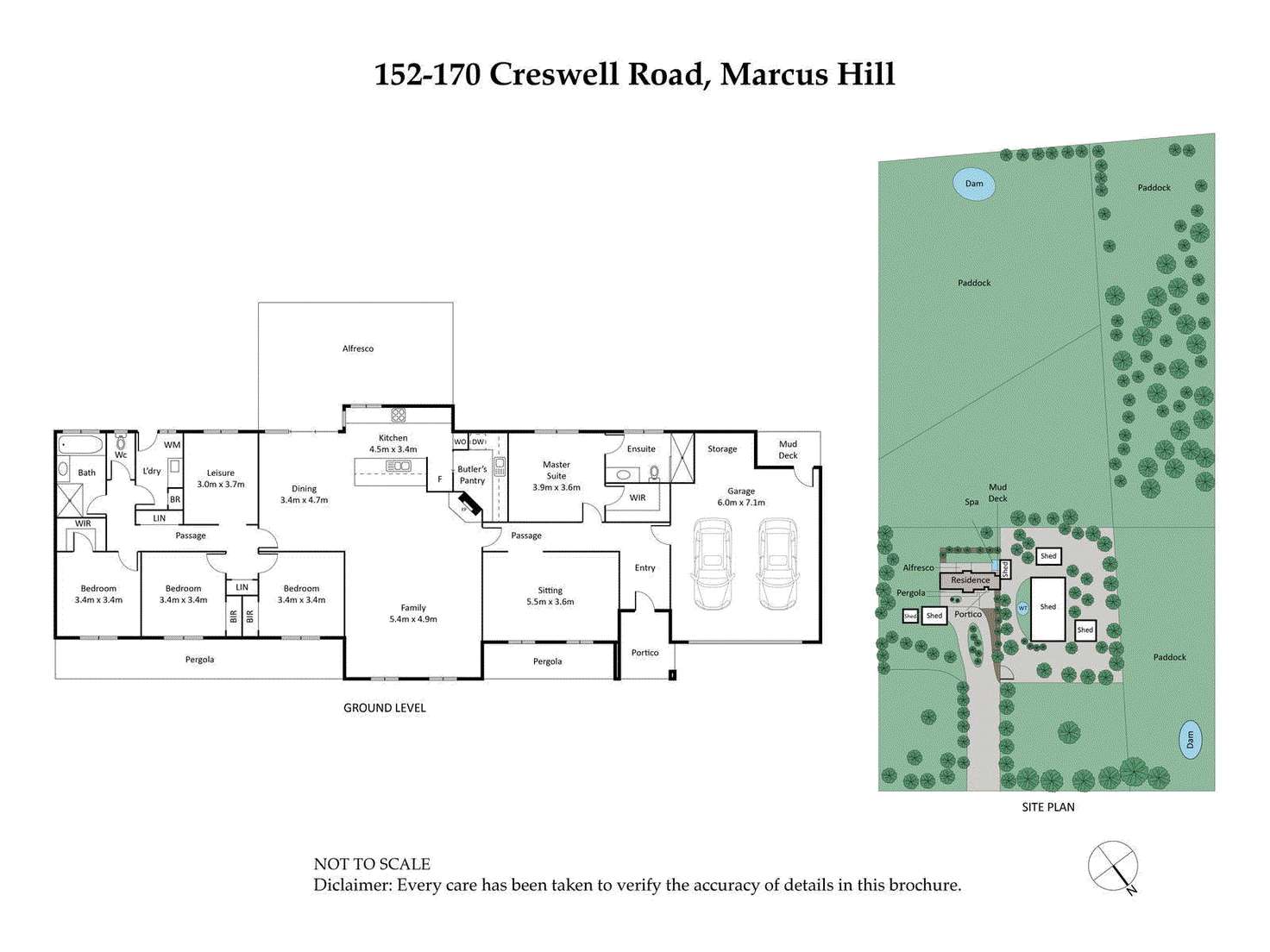 Floorplan of Homely acreageSemiRural listing, 152-170 Creswell Road, Marcus Hill VIC 3222