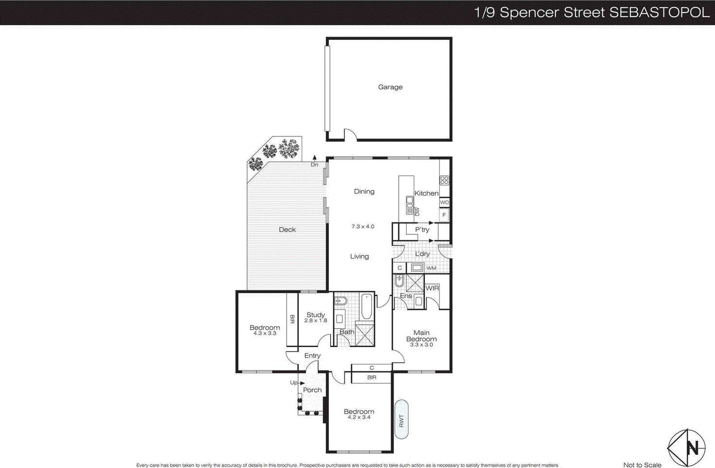 Floorplan of Homely residentialLand listing, 1/9 Spencer Street, Sebastopol VIC 3356