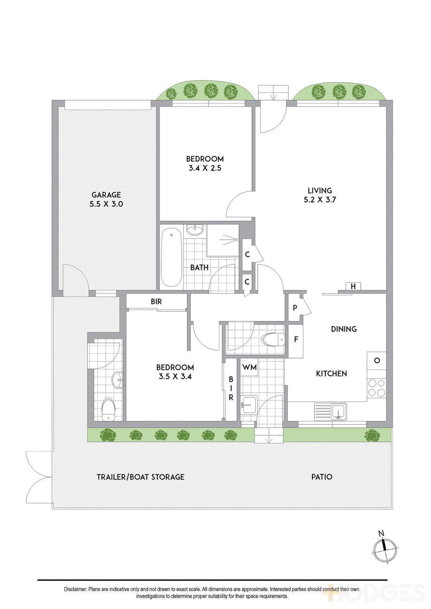 Floorplan of Homely unit listing, 6/86-88 Collins Street, Mentone VIC 3194