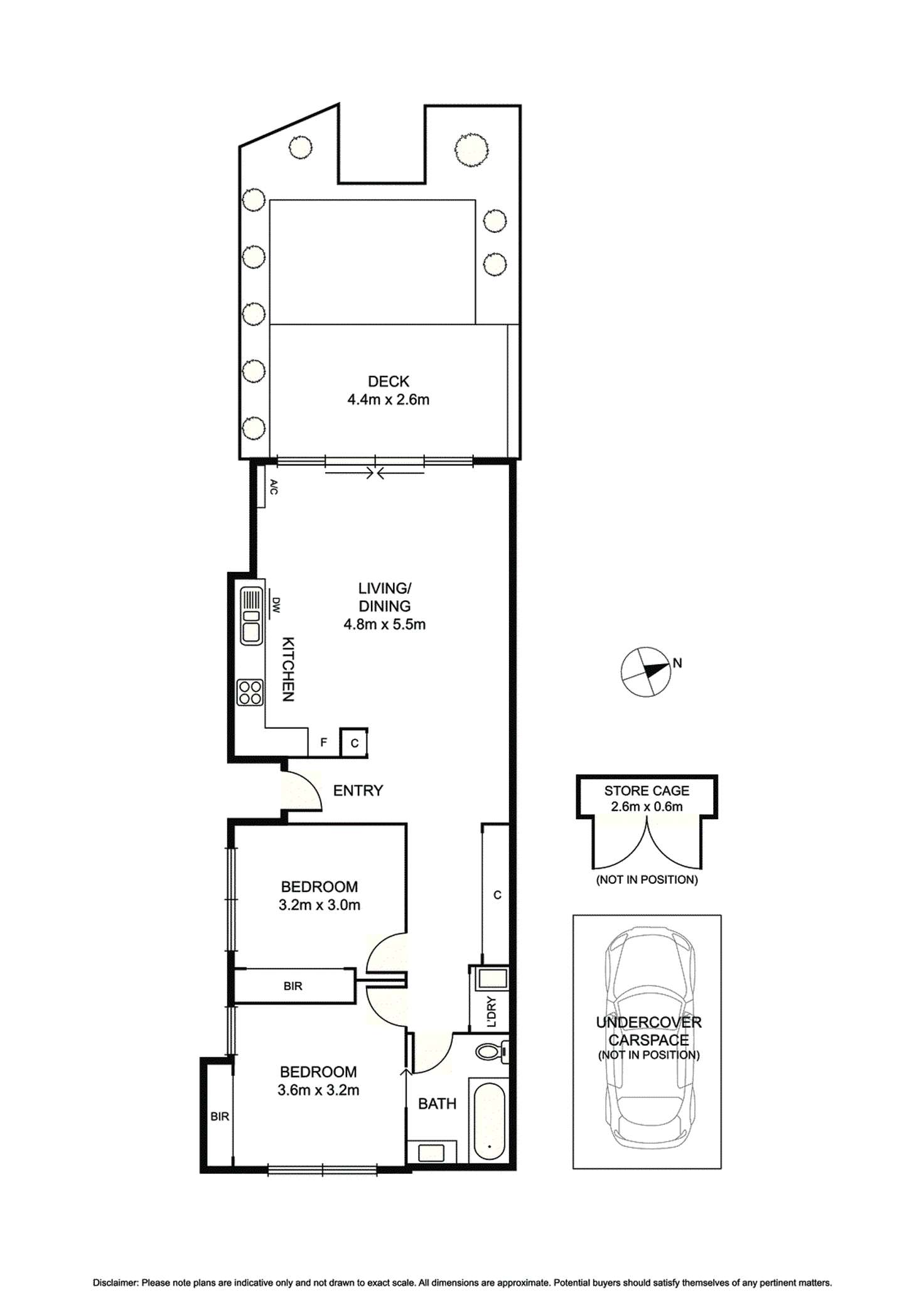 Floorplan of Homely apartment listing, 14/30 Lillimur Road, Ormond VIC 3204