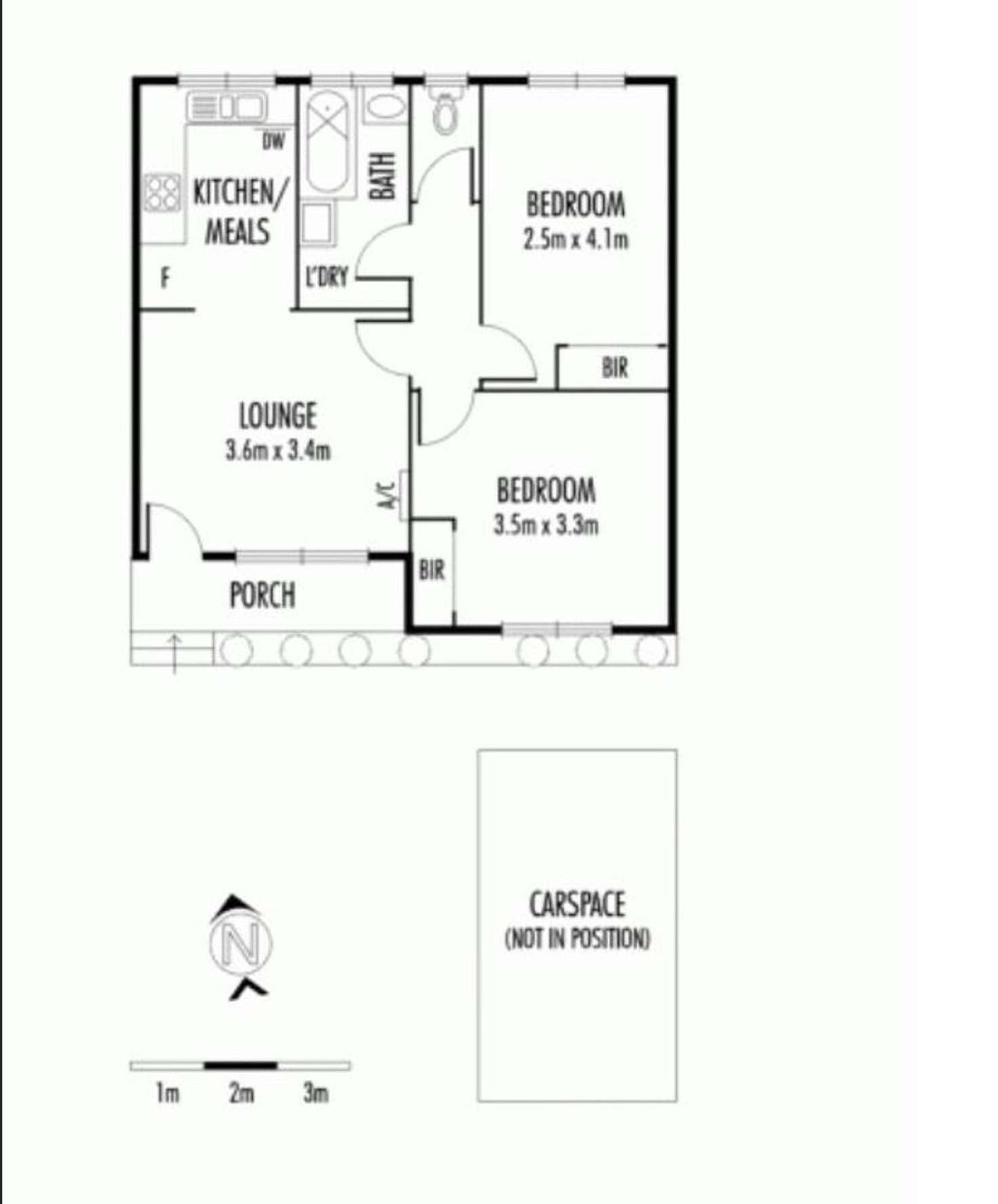 Floorplan of Homely unit listing, 4/4 Dalgety  Street, Brunswick West VIC 3055