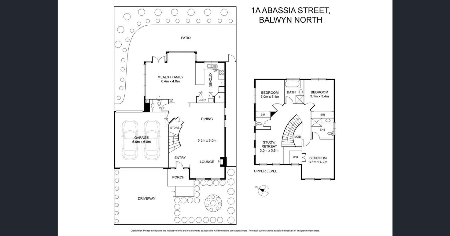 Floorplan of Homely house listing, 1A Abassia Street, Balwyn North VIC 3104