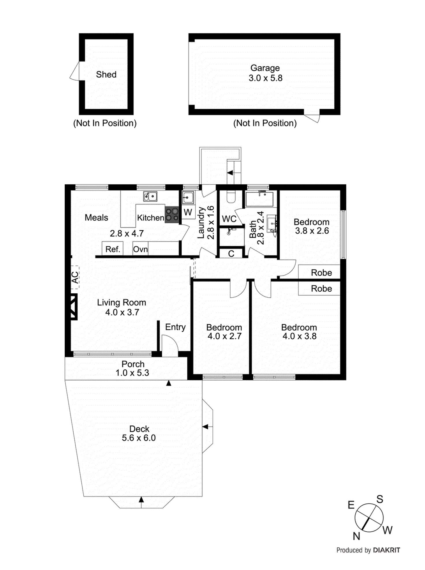 Floorplan of Homely unit listing, 1/5 Hocking Court, Mount Waverley VIC 3149